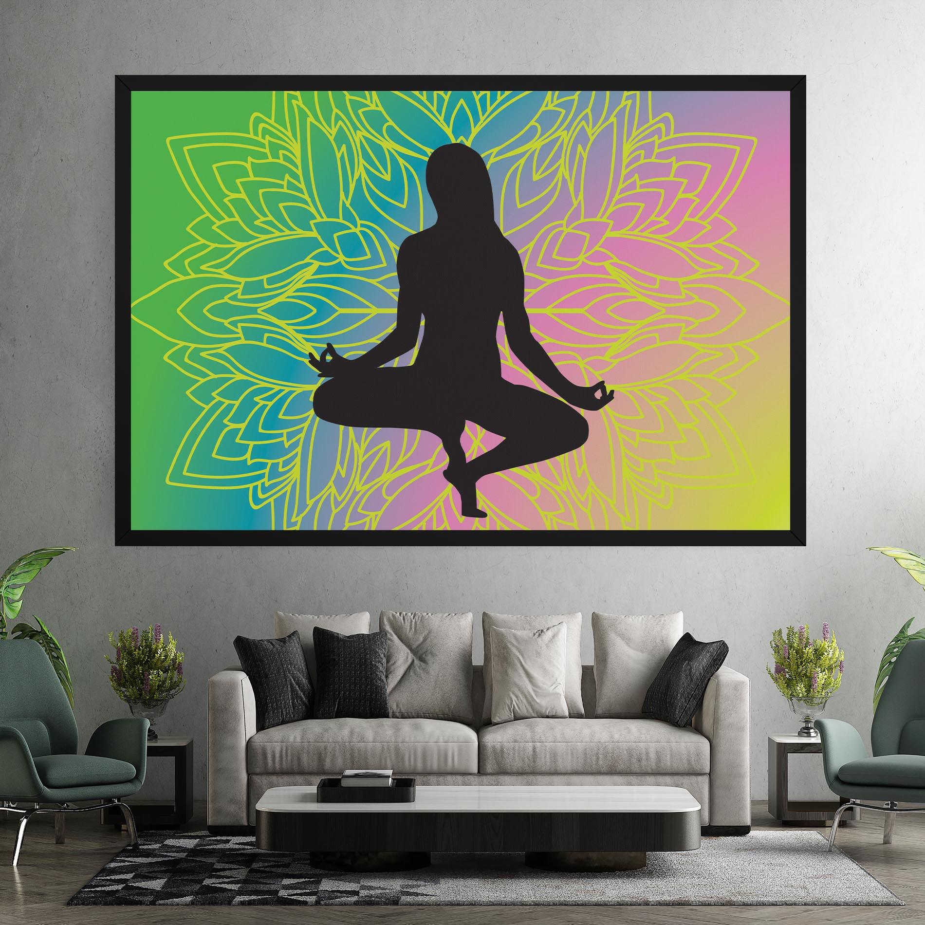 Leinwandbild Peace Yoga 01 mockup 7