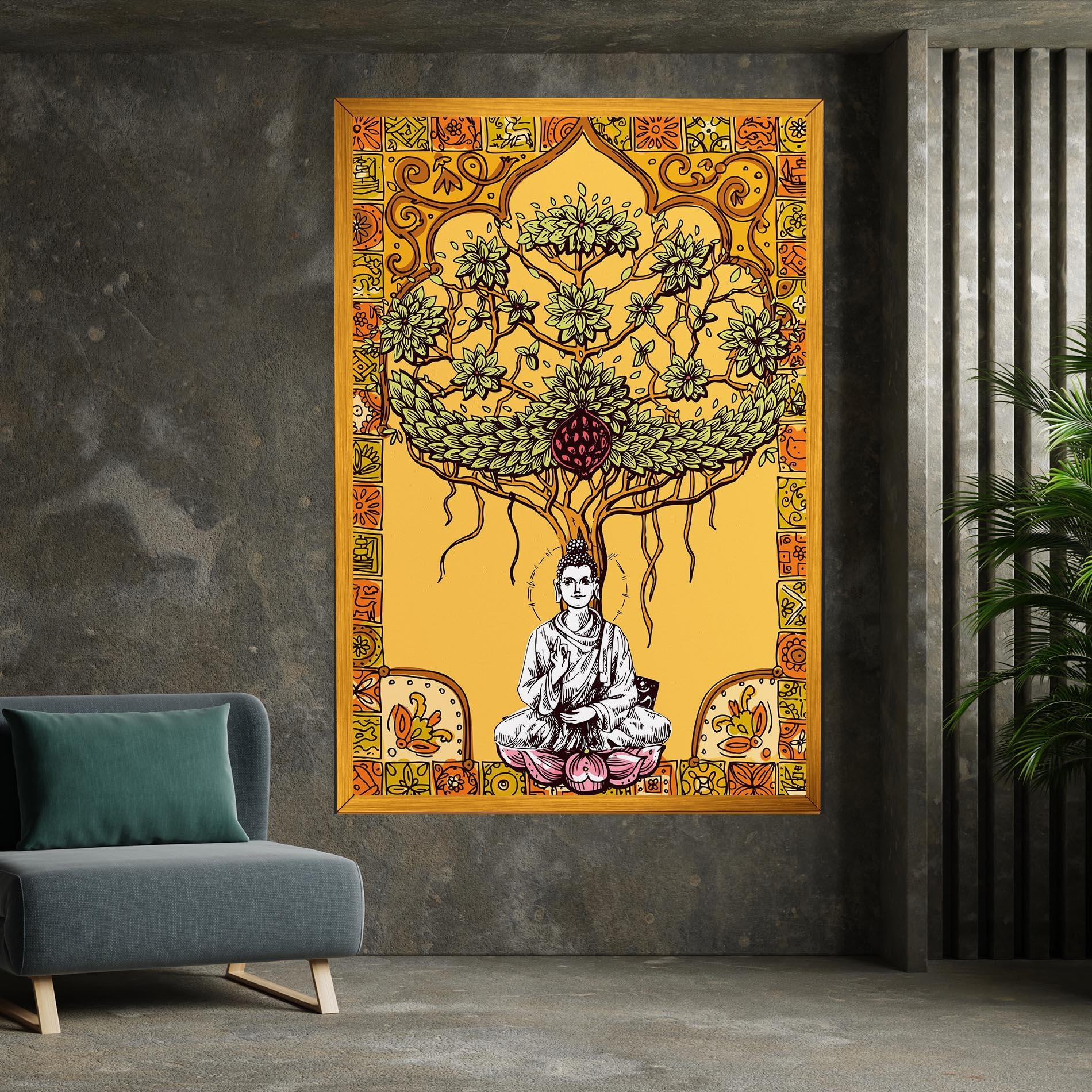 Leinwandbild Meditation Three mockup 7