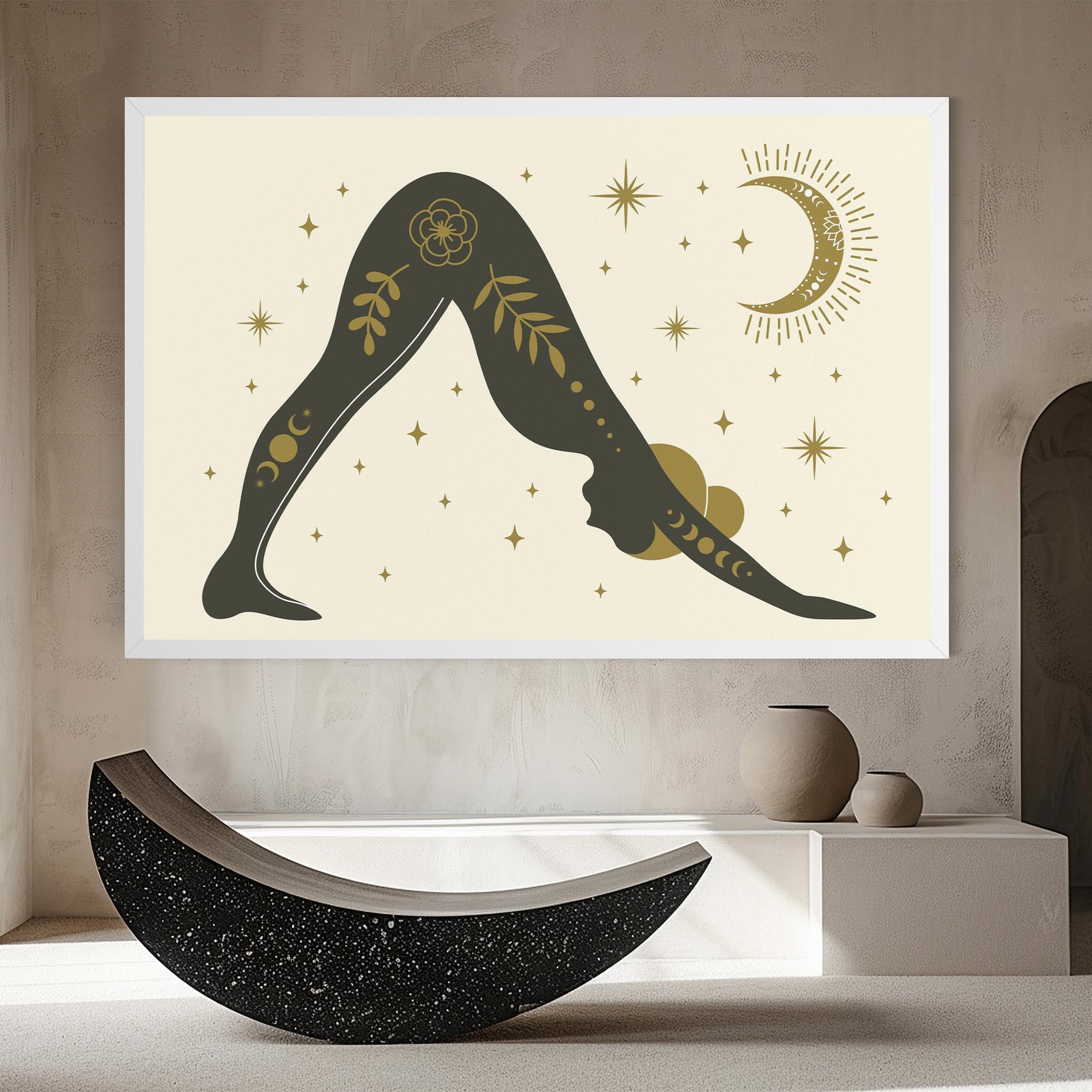 Leinwandbild Adho Mukha mockup 8