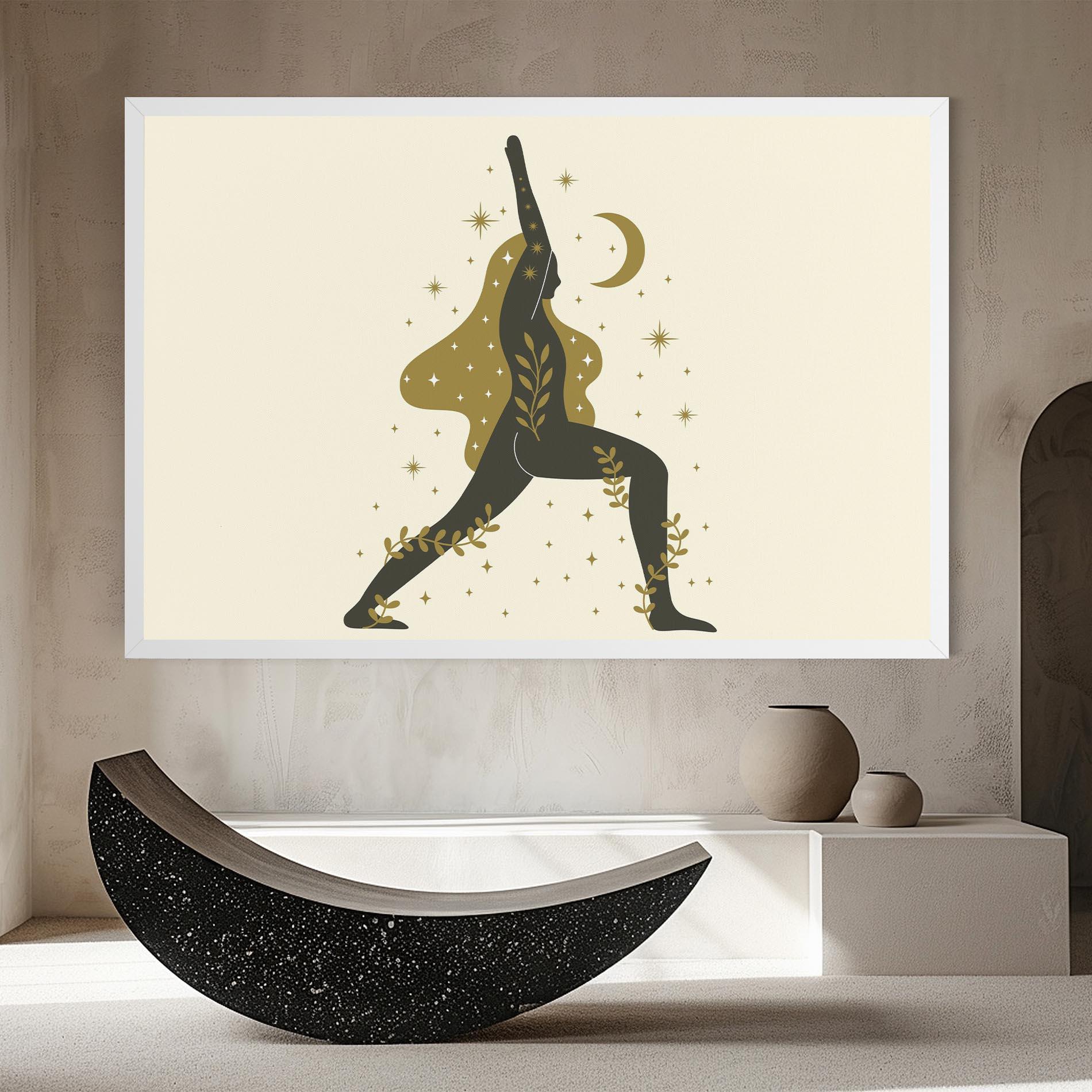 Leinwandbild Chandrasana mockup 8