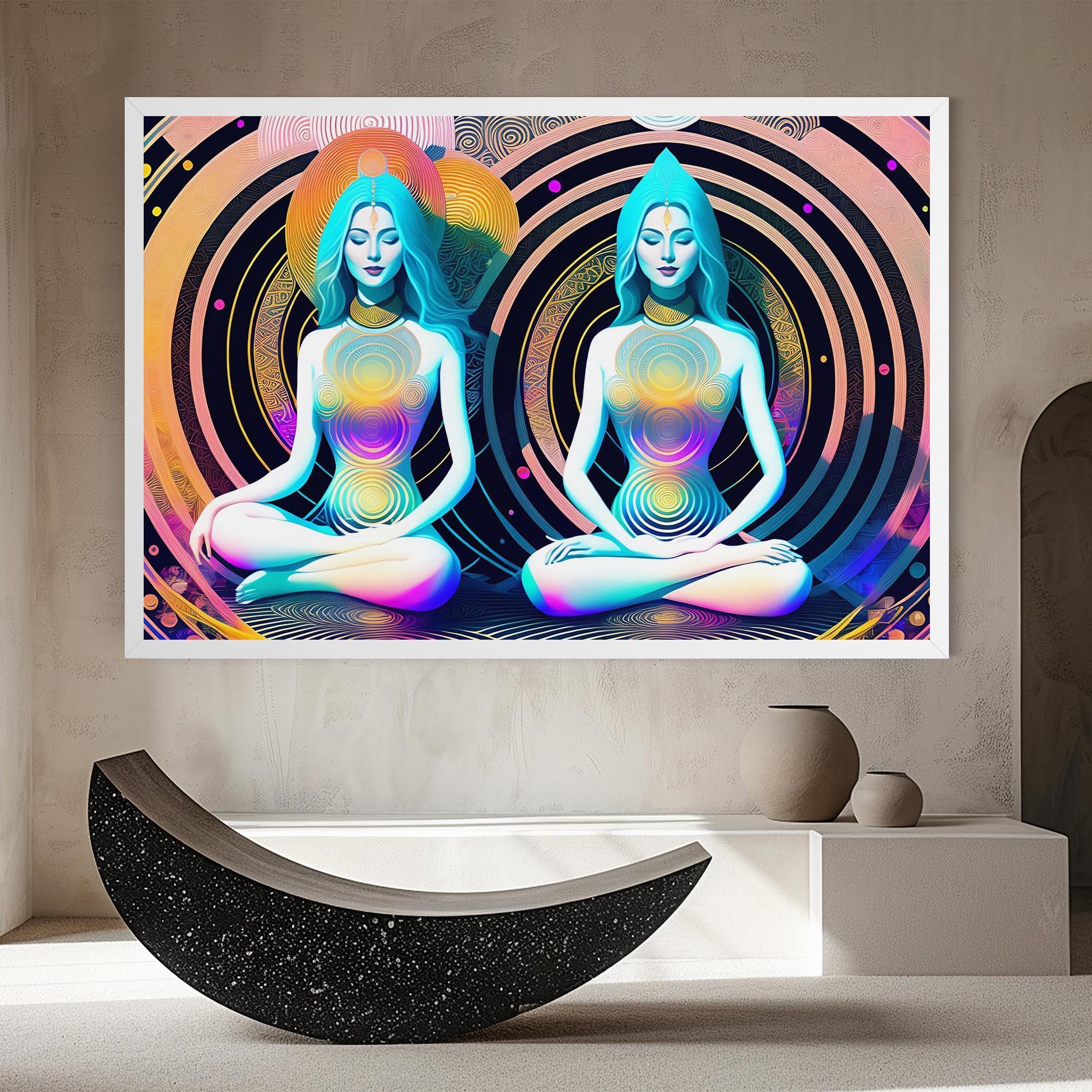 Leinwandbild Clolorful Illustrations mockup 8