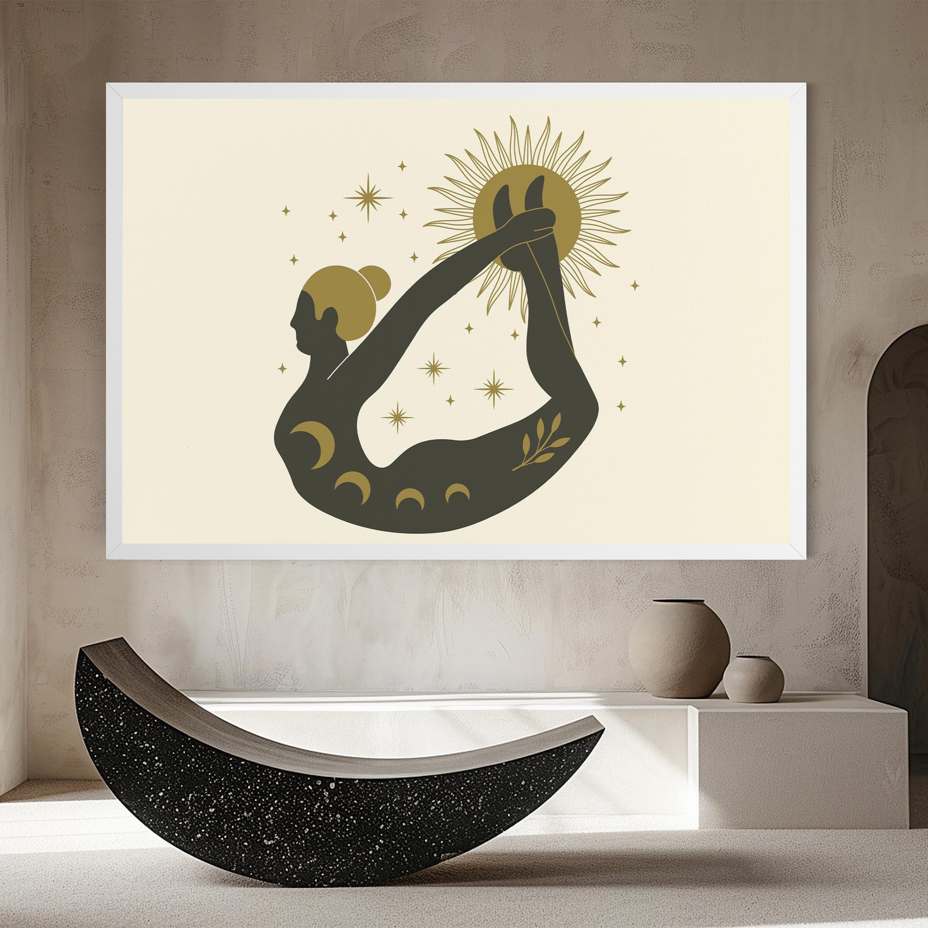 Leinwandbild Dhanurasana mockup 8