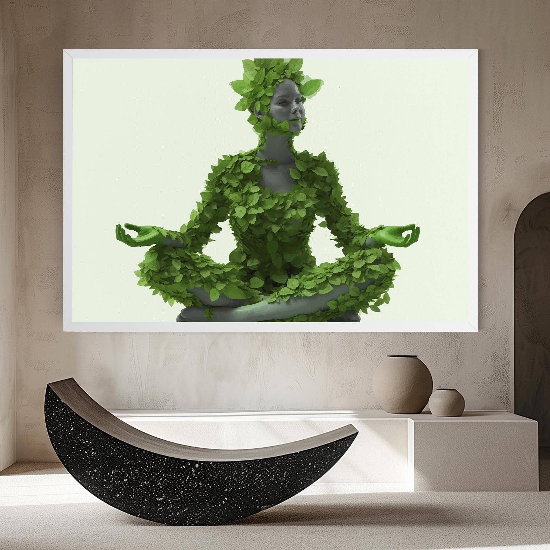 Leinwandbild Nature Yoga mockup 8