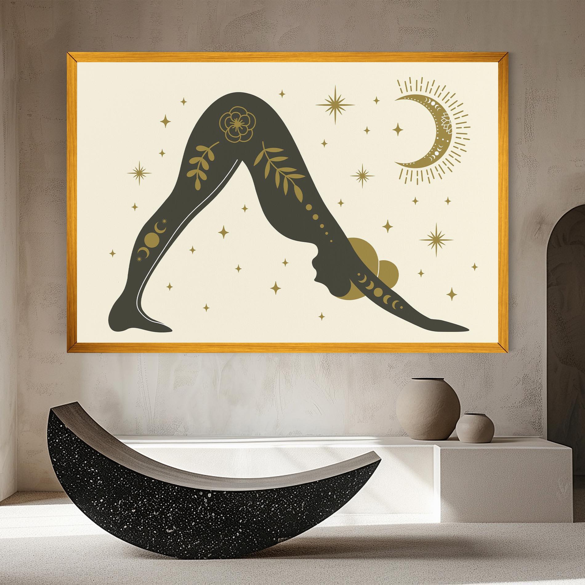 Leinwandbild Adho Mukha mockup 8