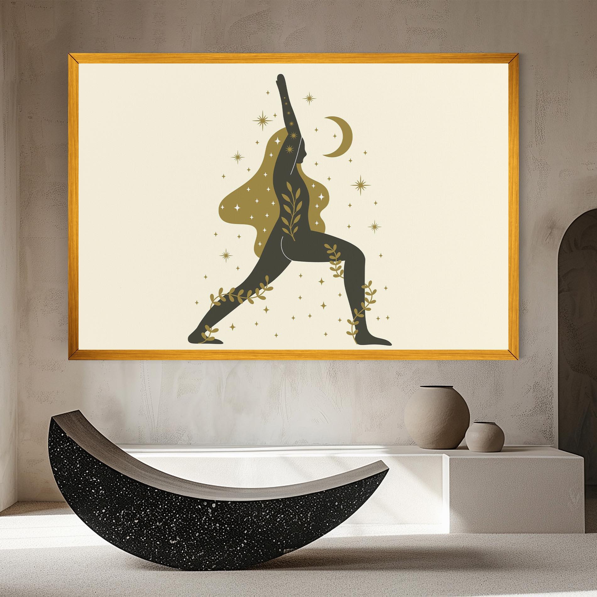 Leinwandbild Chandrasana mockup 8