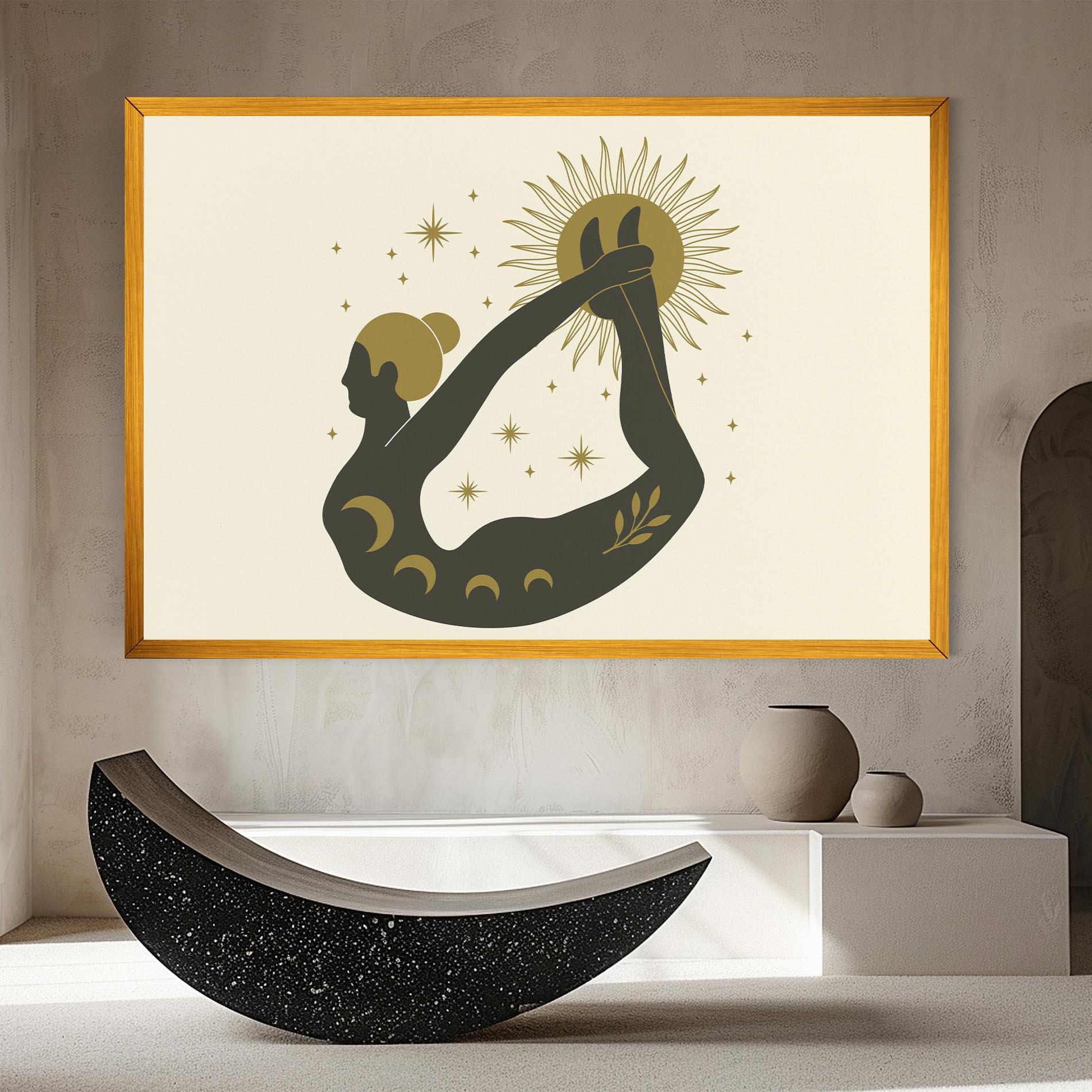 Leinwandbild Dhanurasana mockup 8