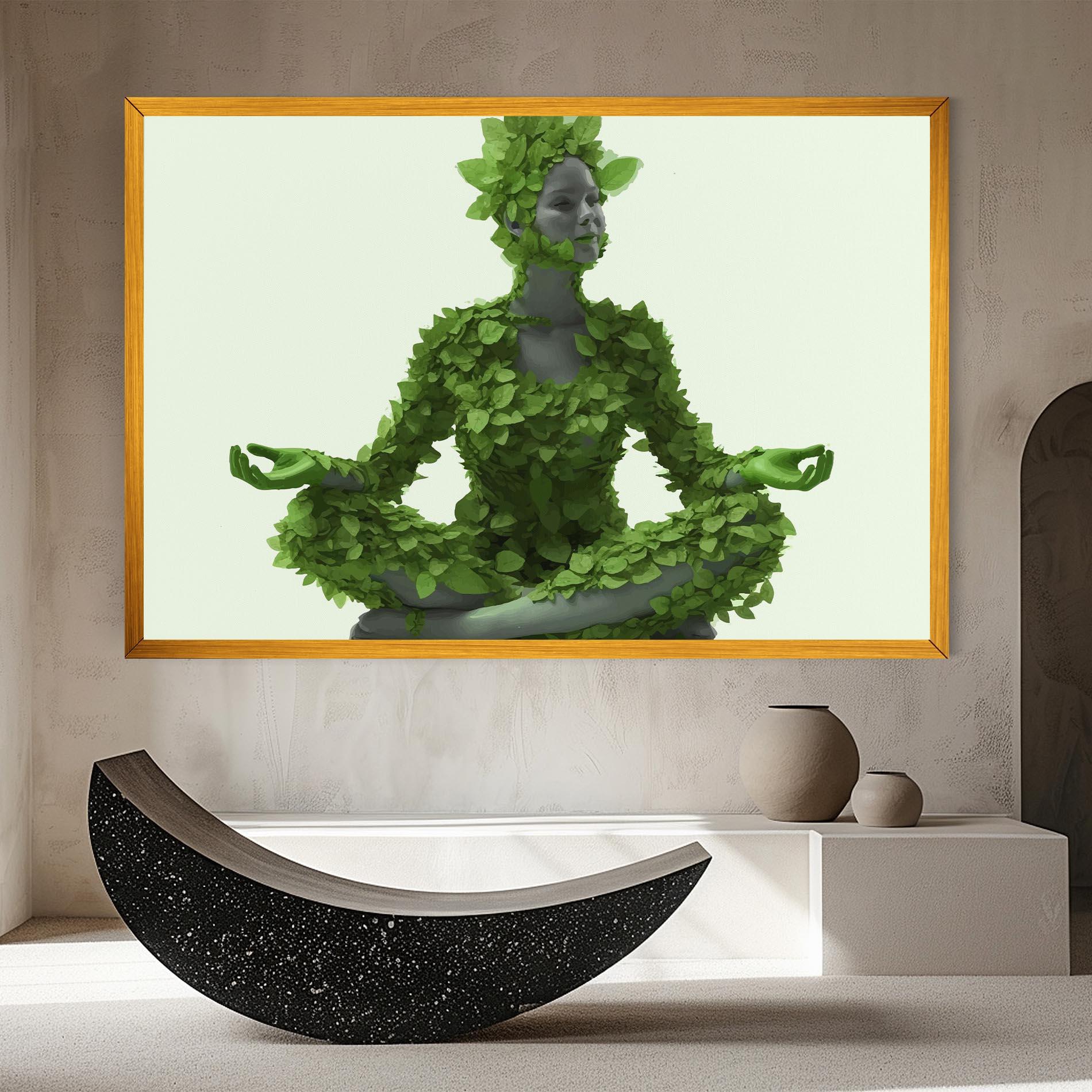 Leinwandbild Nature Yoga mockup 8