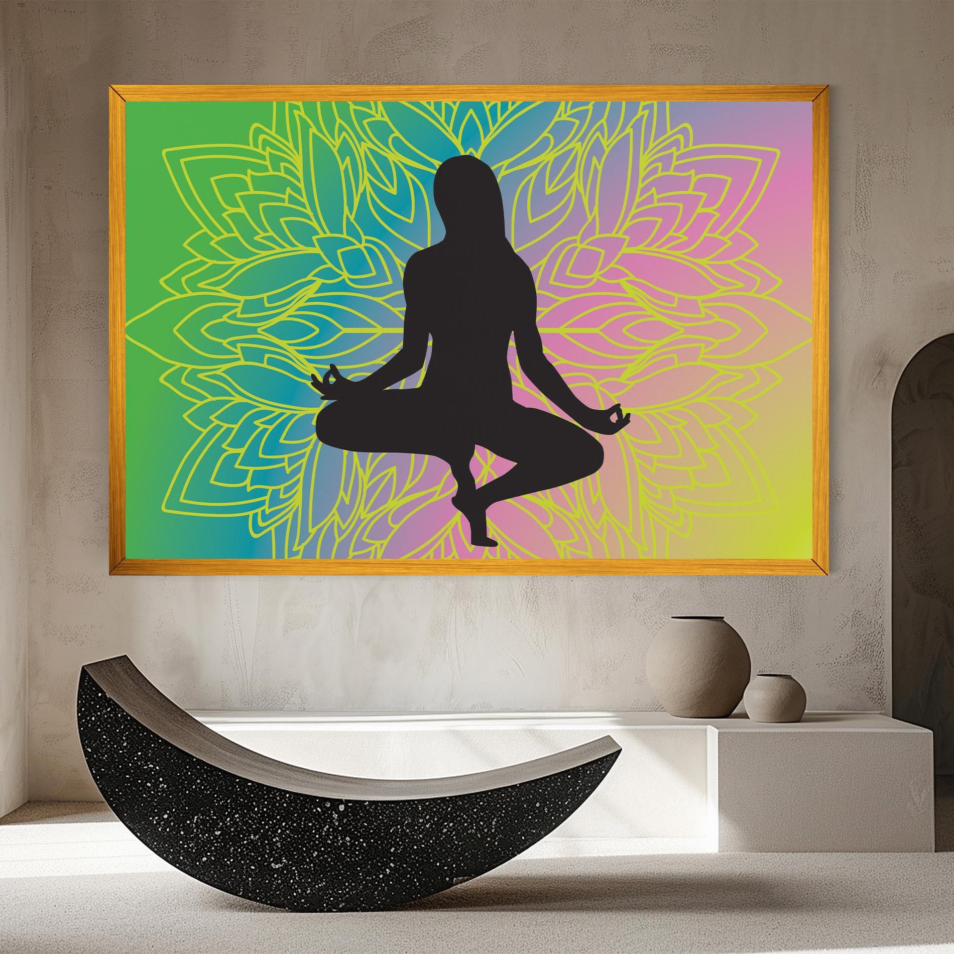 Leinwandbild Peace Yoga 01 mockup 8