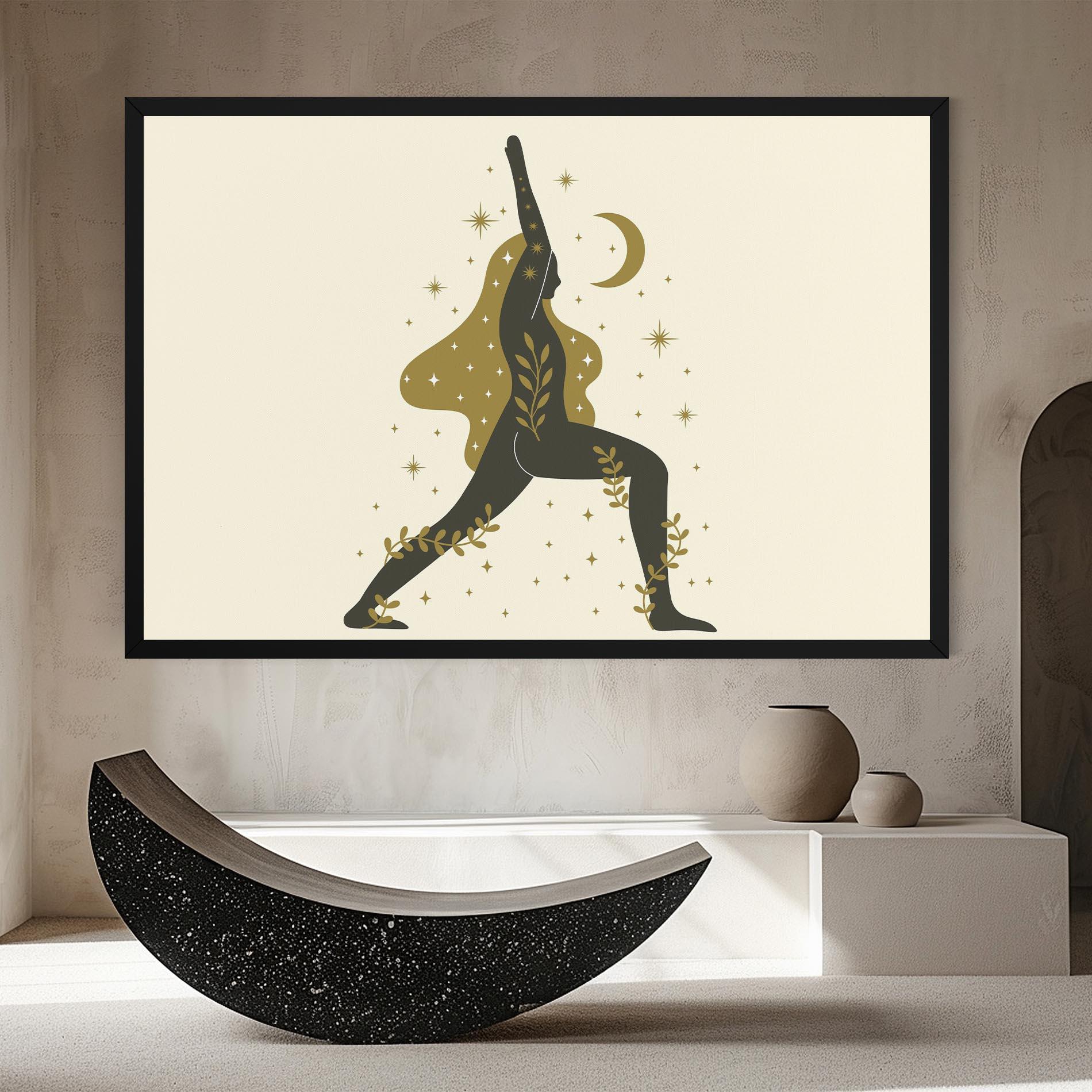 Leinwandbild Chandrasana mockup 8