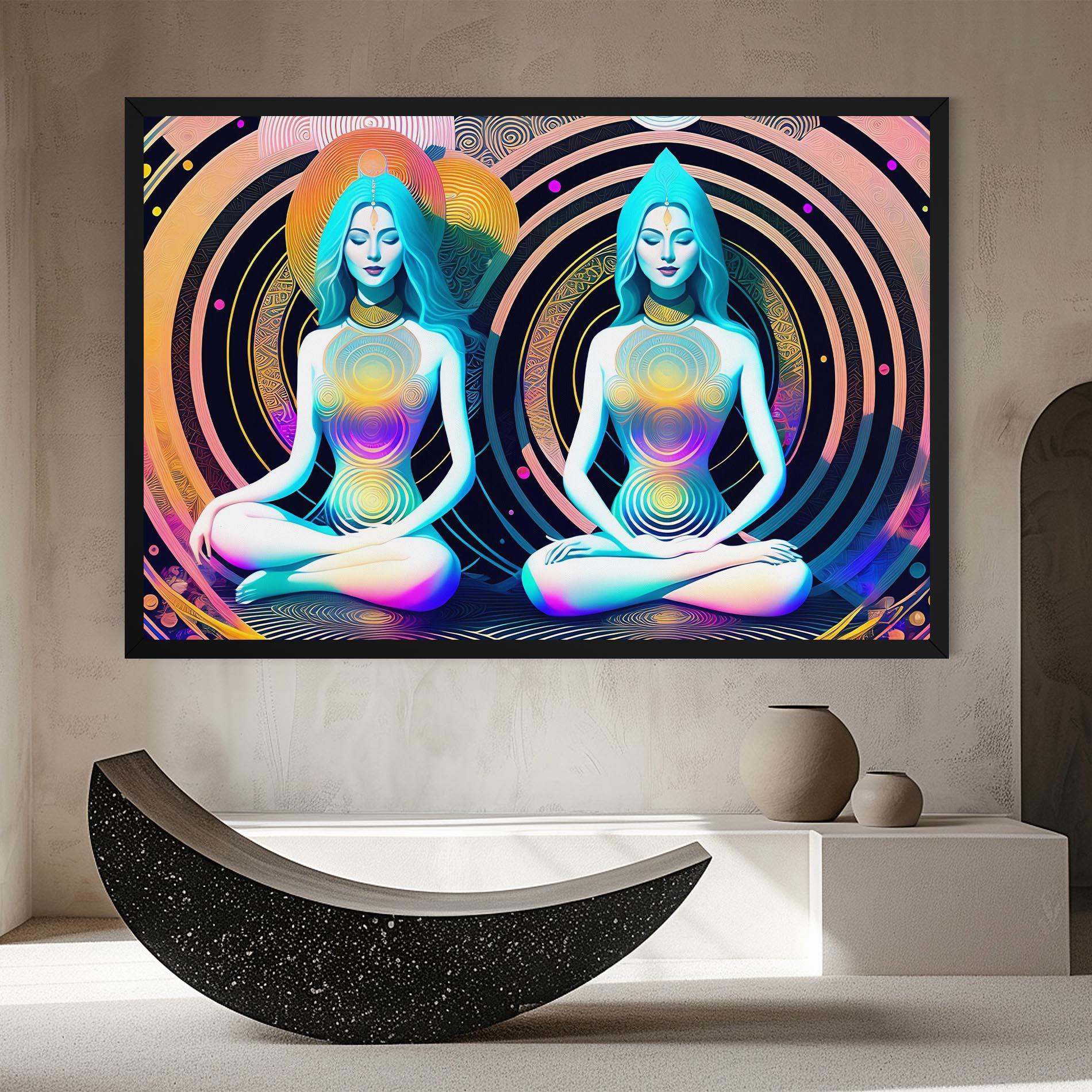 Leinwandbild Clolorful Illustrations mockup 8