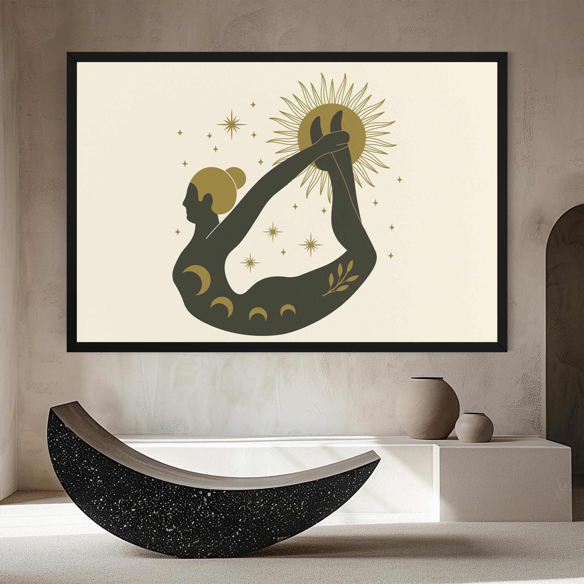 Leinwandbild Dhanurasana mockup 8