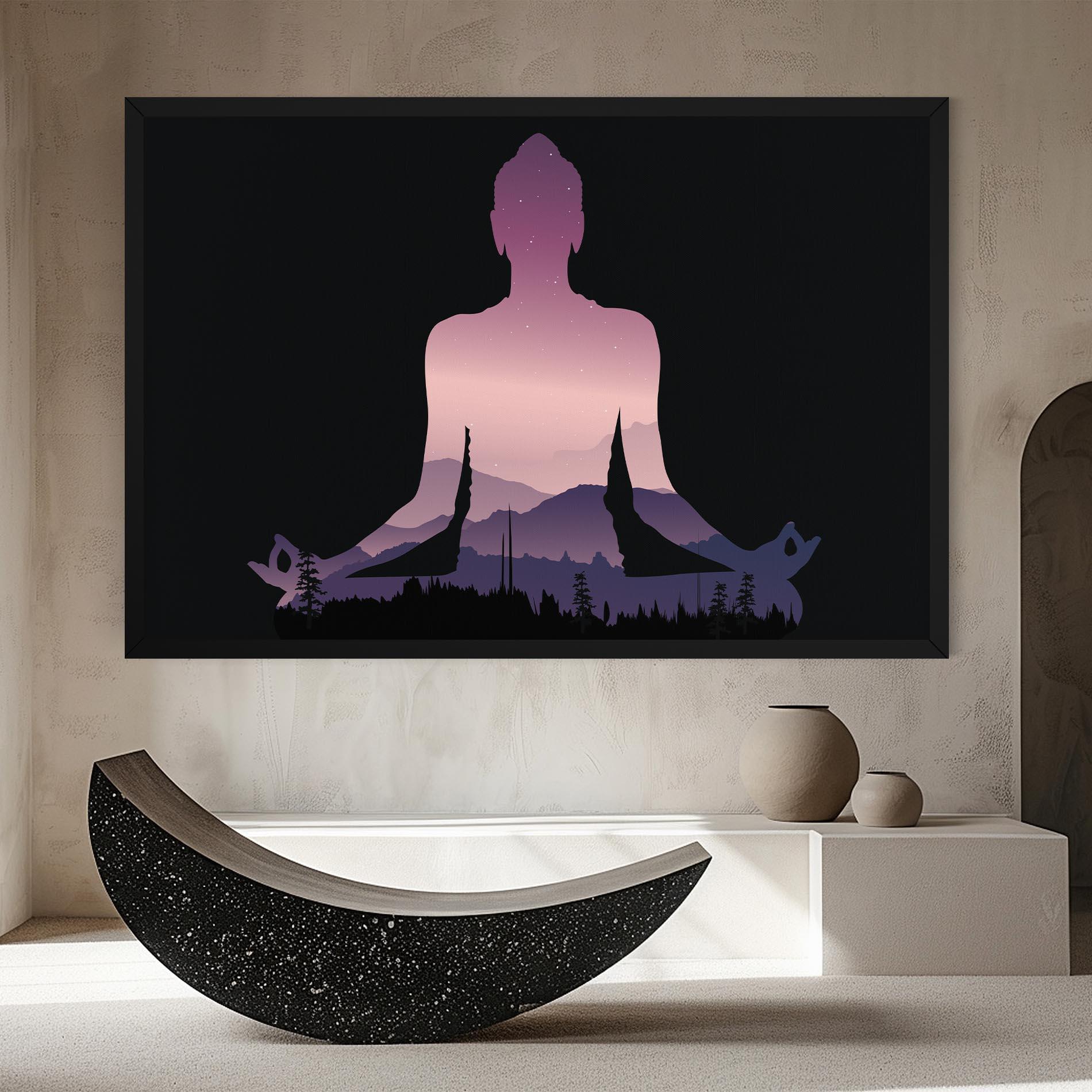 Leinwandbild Forest Star Yoga mockup 8