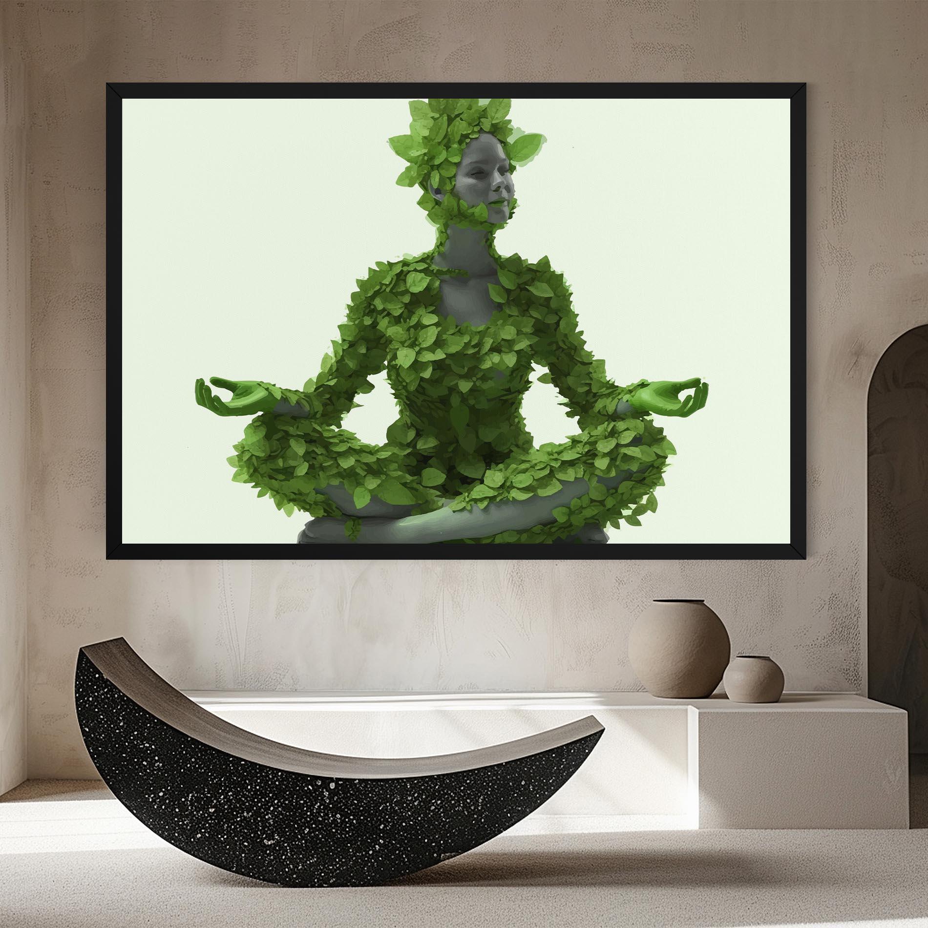 Leinwandbild Nature Yoga mockup 8