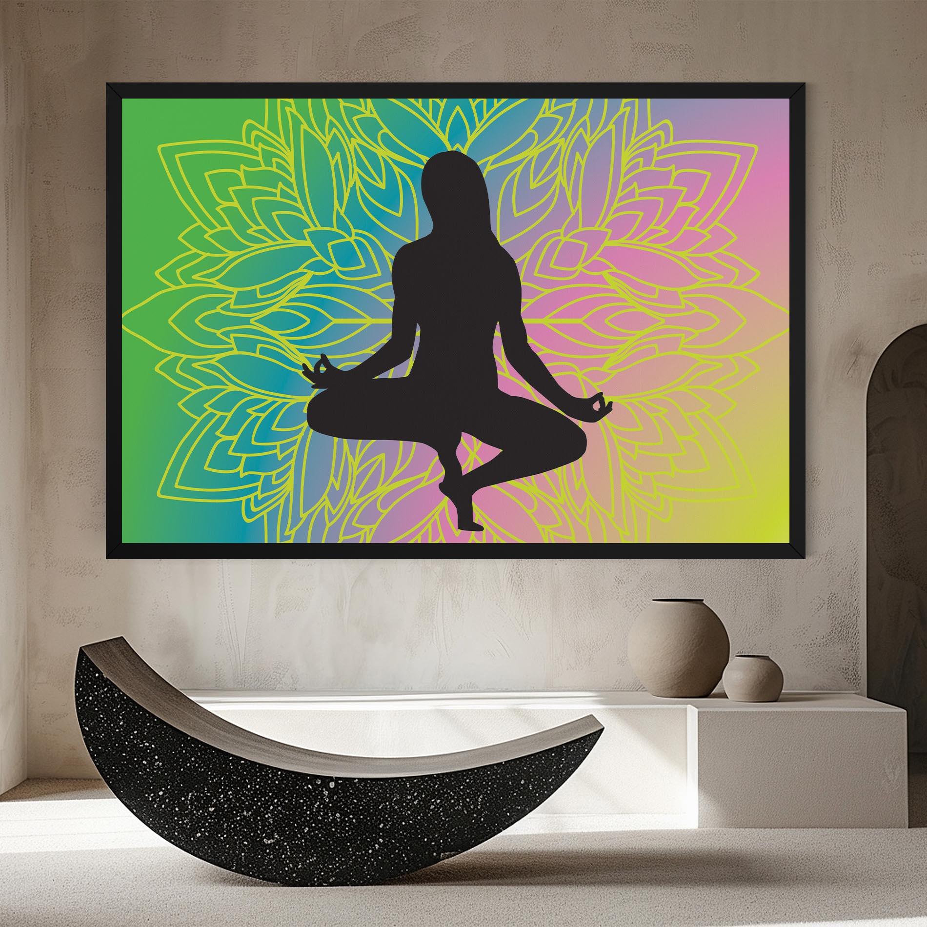 Leinwandbild Peace Yoga 01 mockup 8