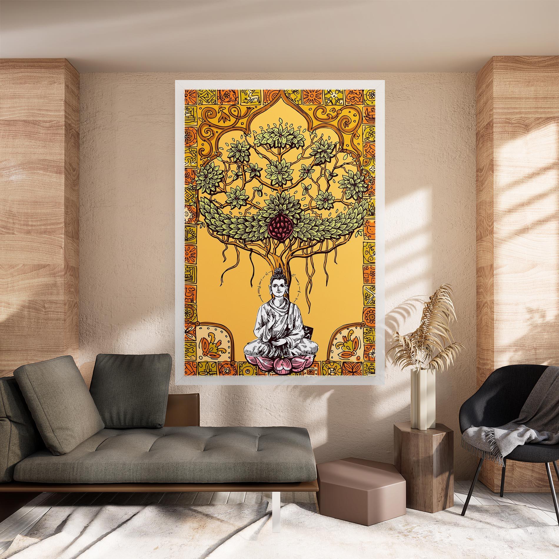 Leinwandbild Meditation Three mockup 8