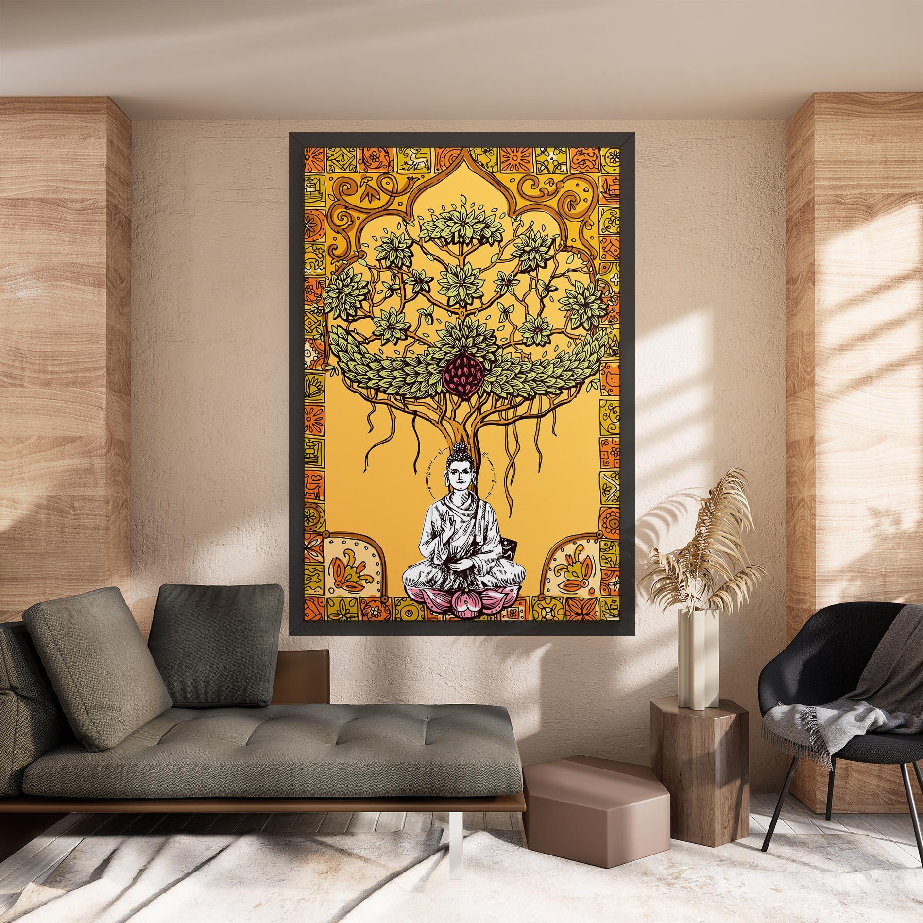 Leinwandbild Meditation Three mockup 8