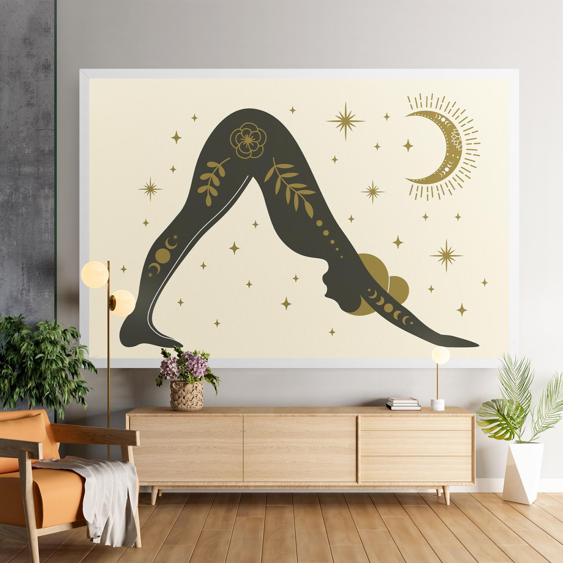 Leinwandbild Adho Mukha mockup 9