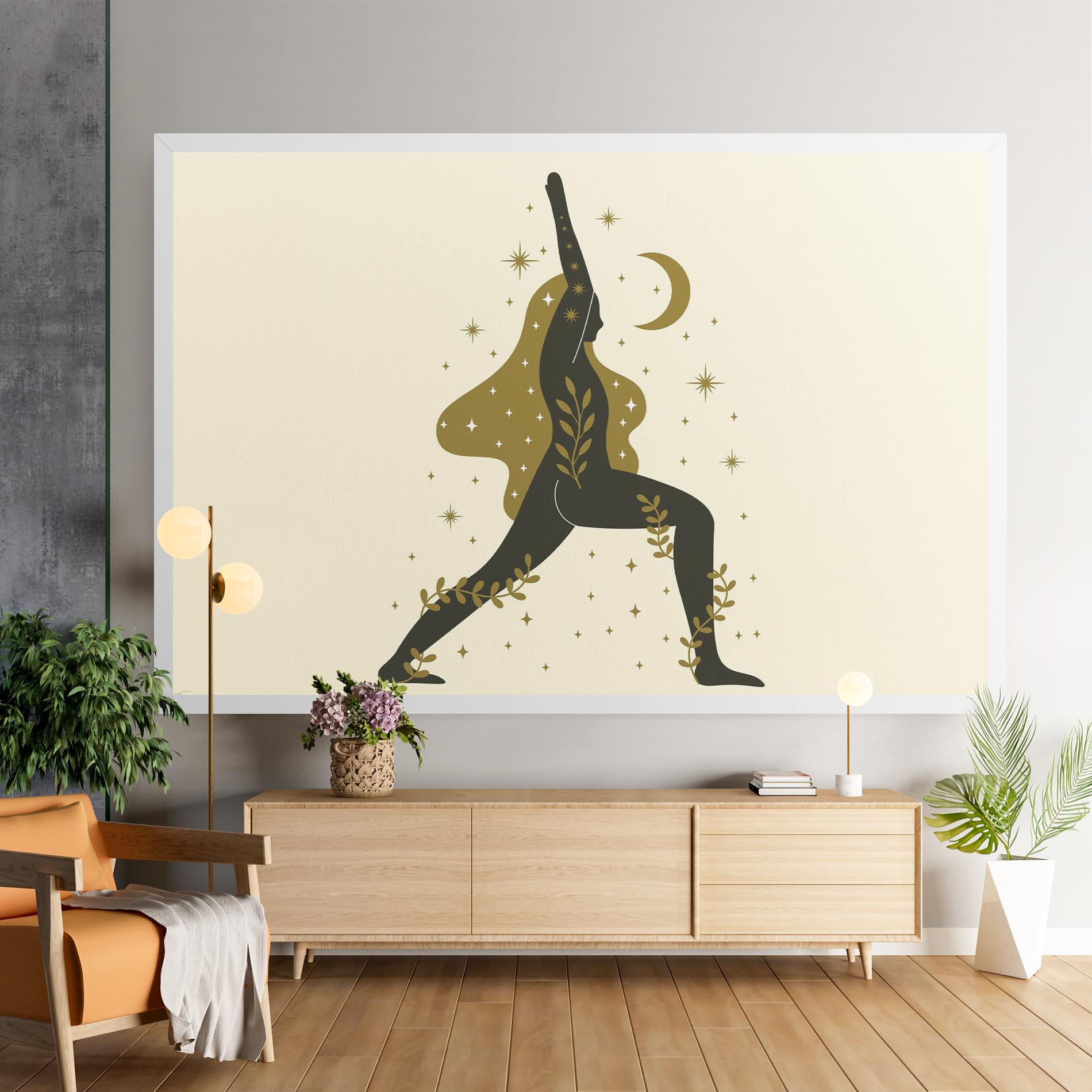 Leinwandbild Chandrasana mockup 9