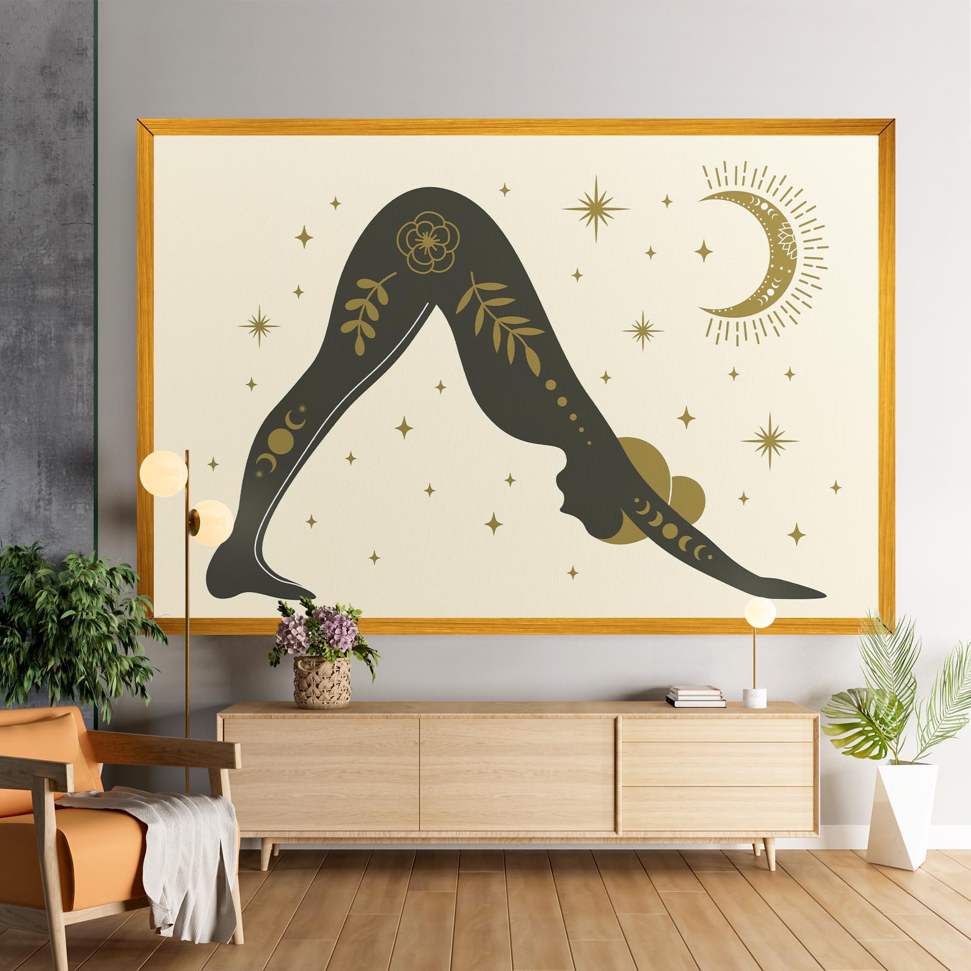 Leinwandbild Adho Mukha mockup 9