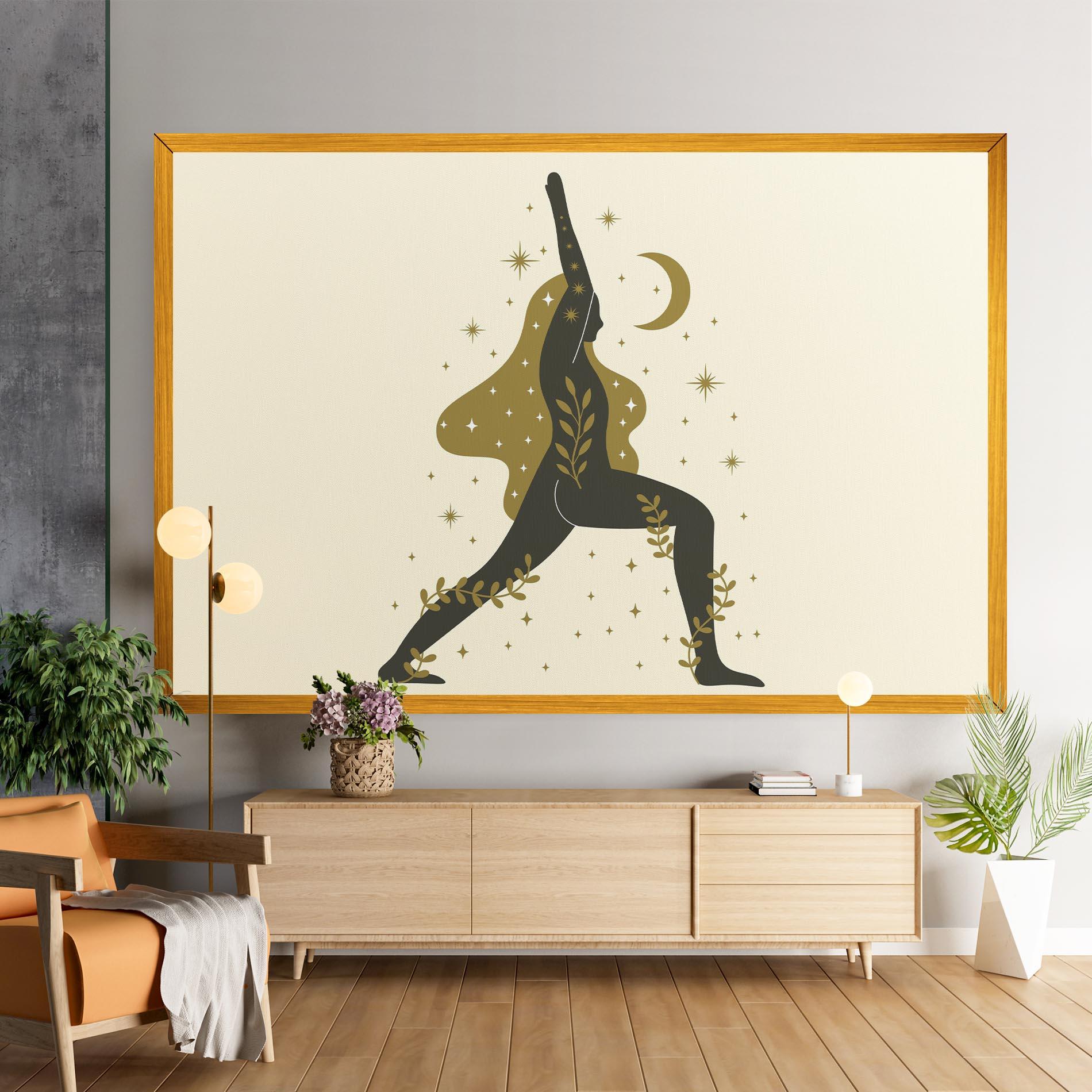Leinwandbild Chandrasana mockup 9
