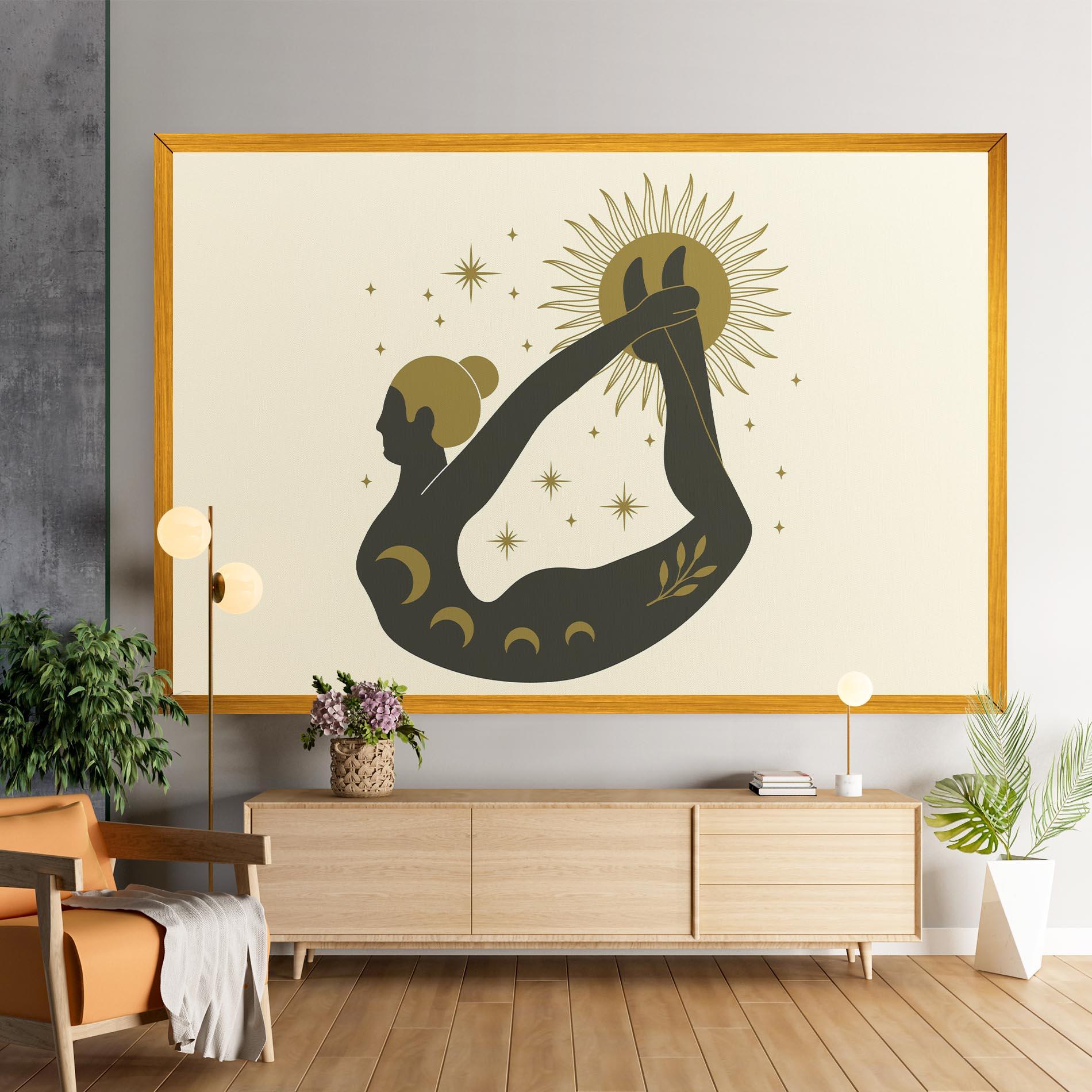 Leinwandbild Dhanurasana mockup 9
