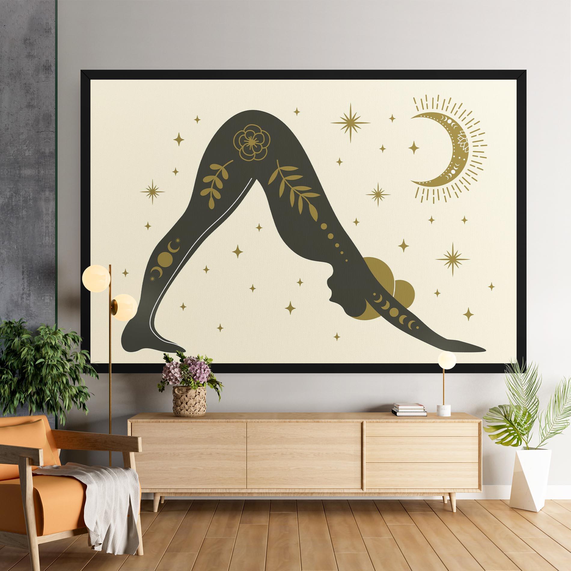 Leinwandbild Adho Mukha mockup 9