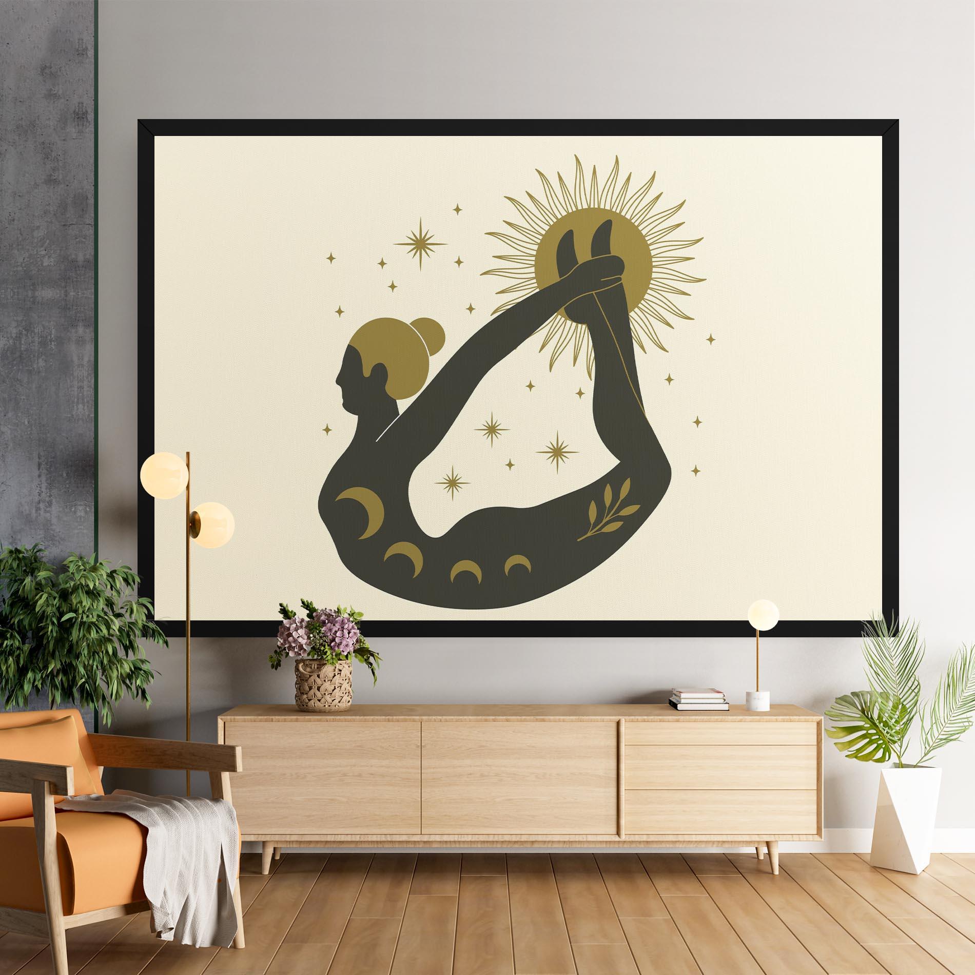 Leinwandbild Dhanurasana mockup 9