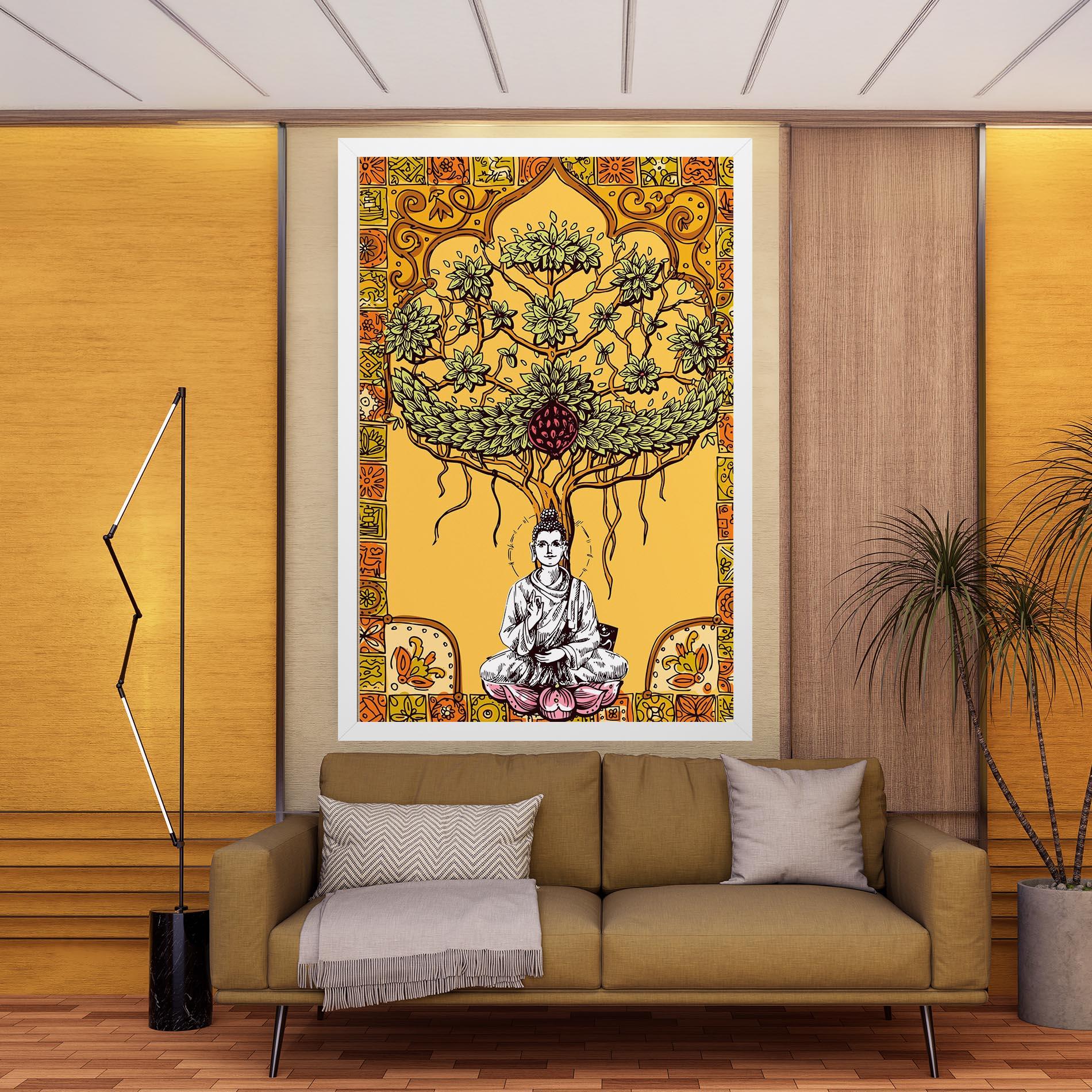 Leinwandbild Meditation Three mockup 9