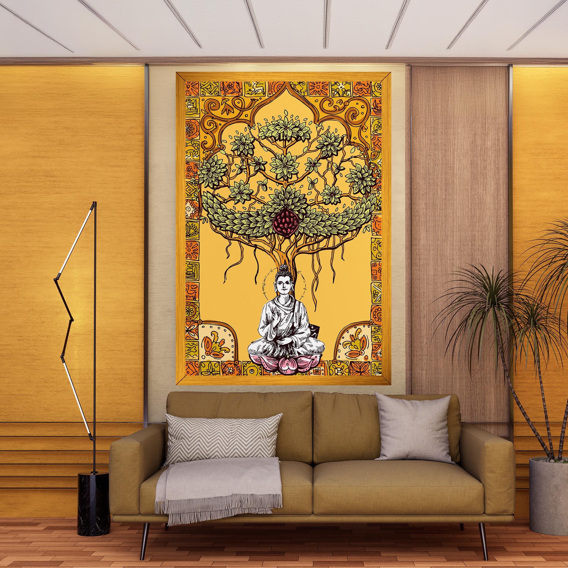 Leinwandbild Meditation Three mockup 9