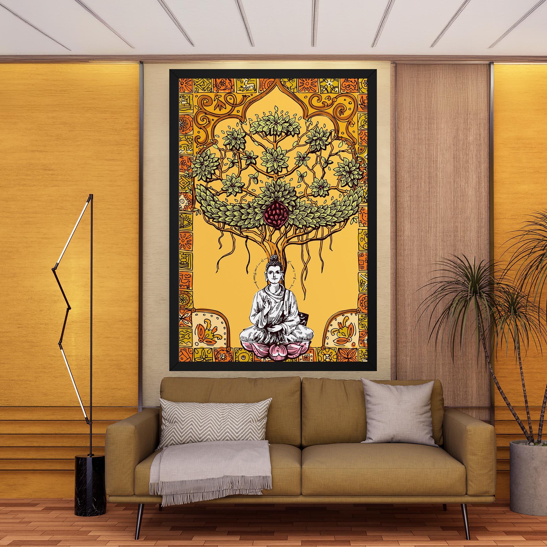 Leinwandbild Meditation Three mockup 9