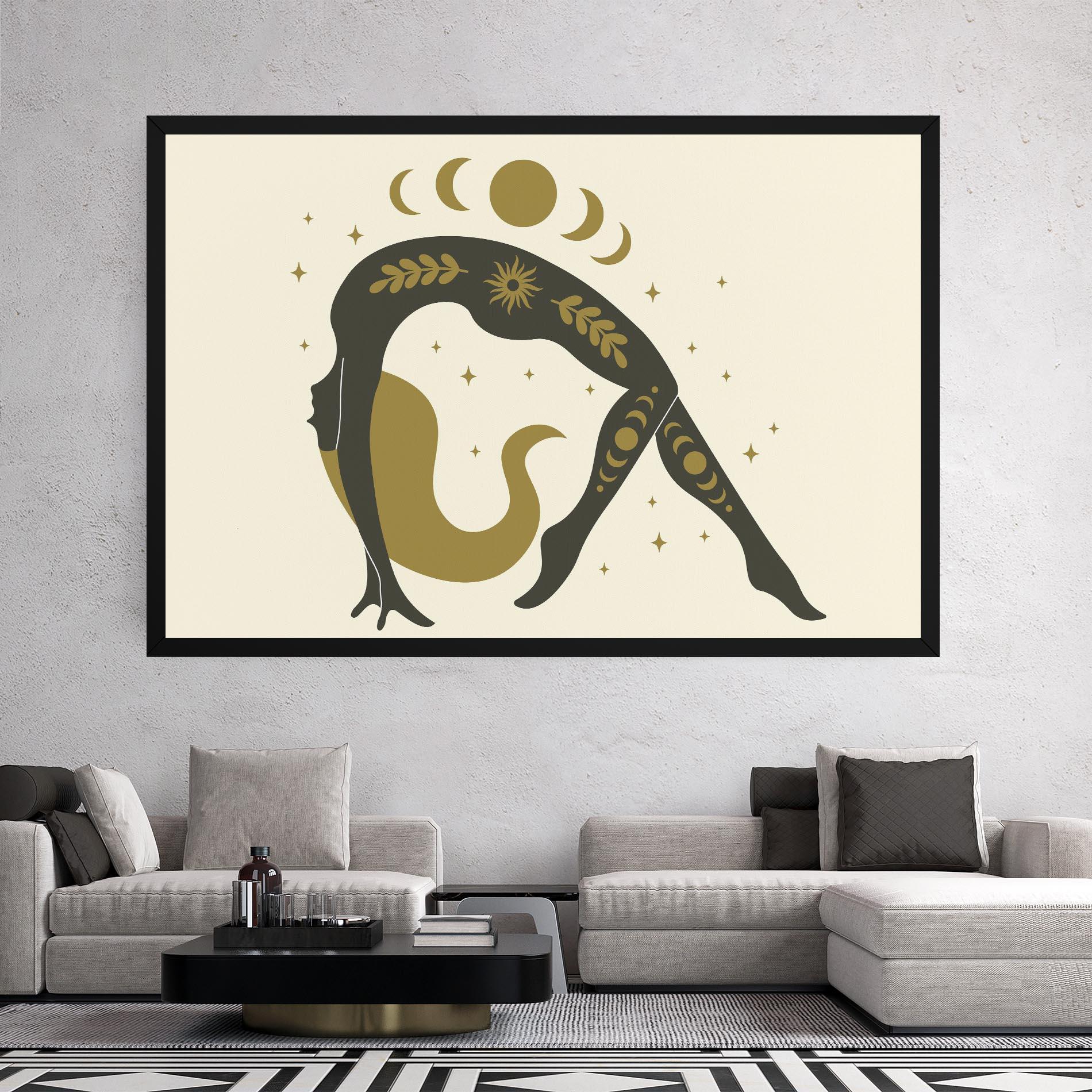 Leinwandbild Chamatkarasana mockup 2