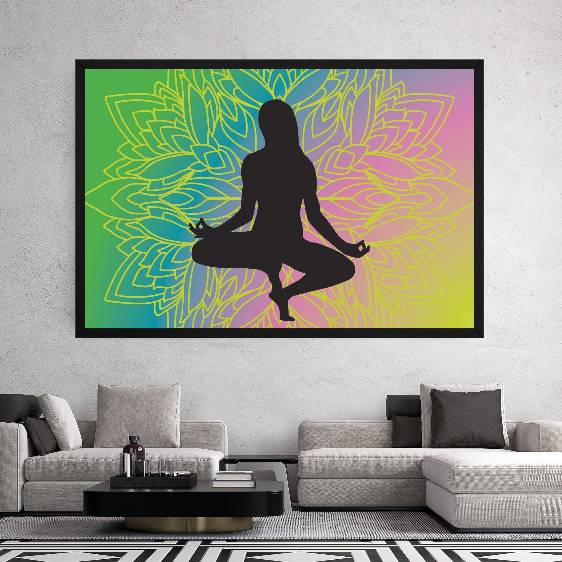 Leinwandbild Peace Yoga 01 mockup 2