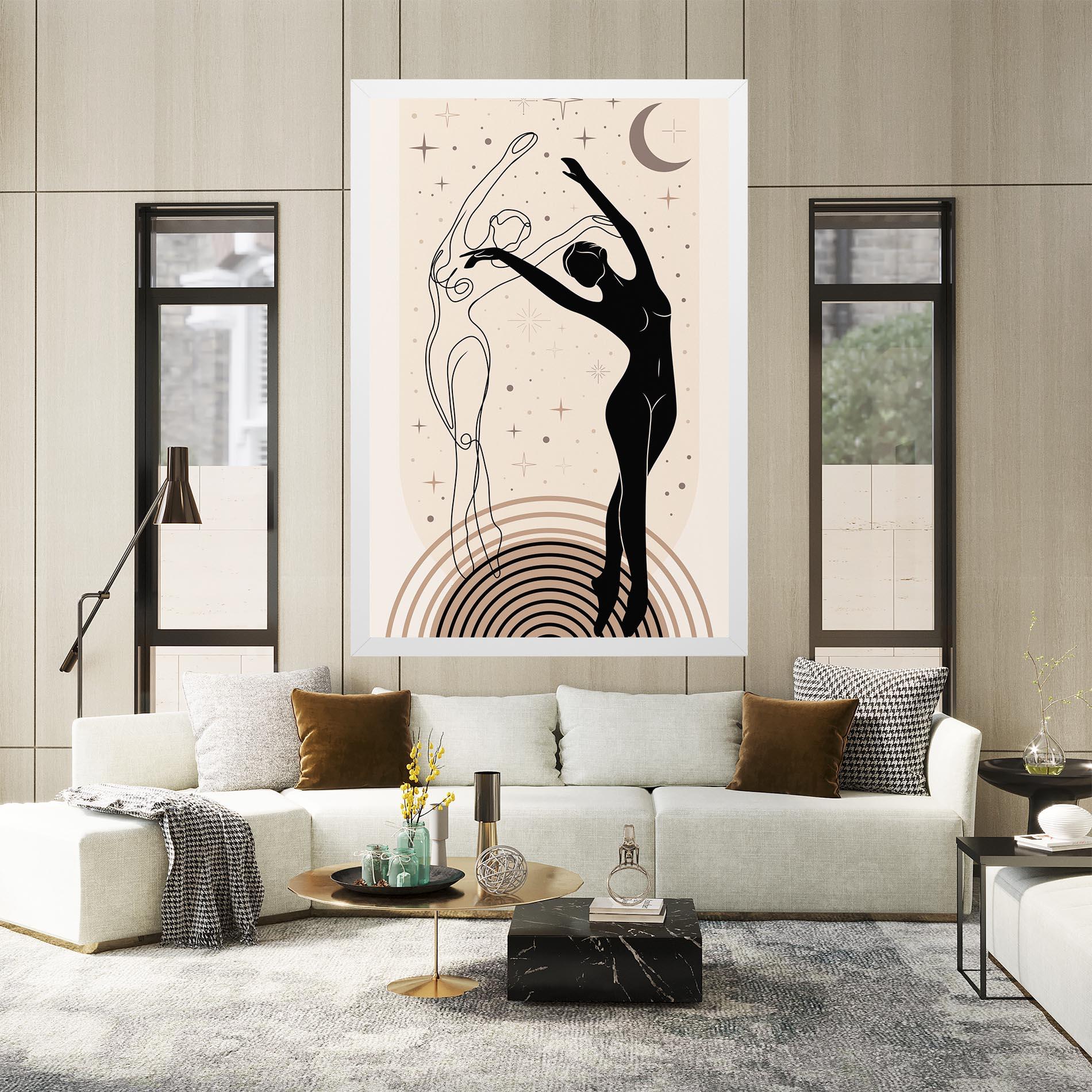 Leinwandbild Balance Yoga mockup 2