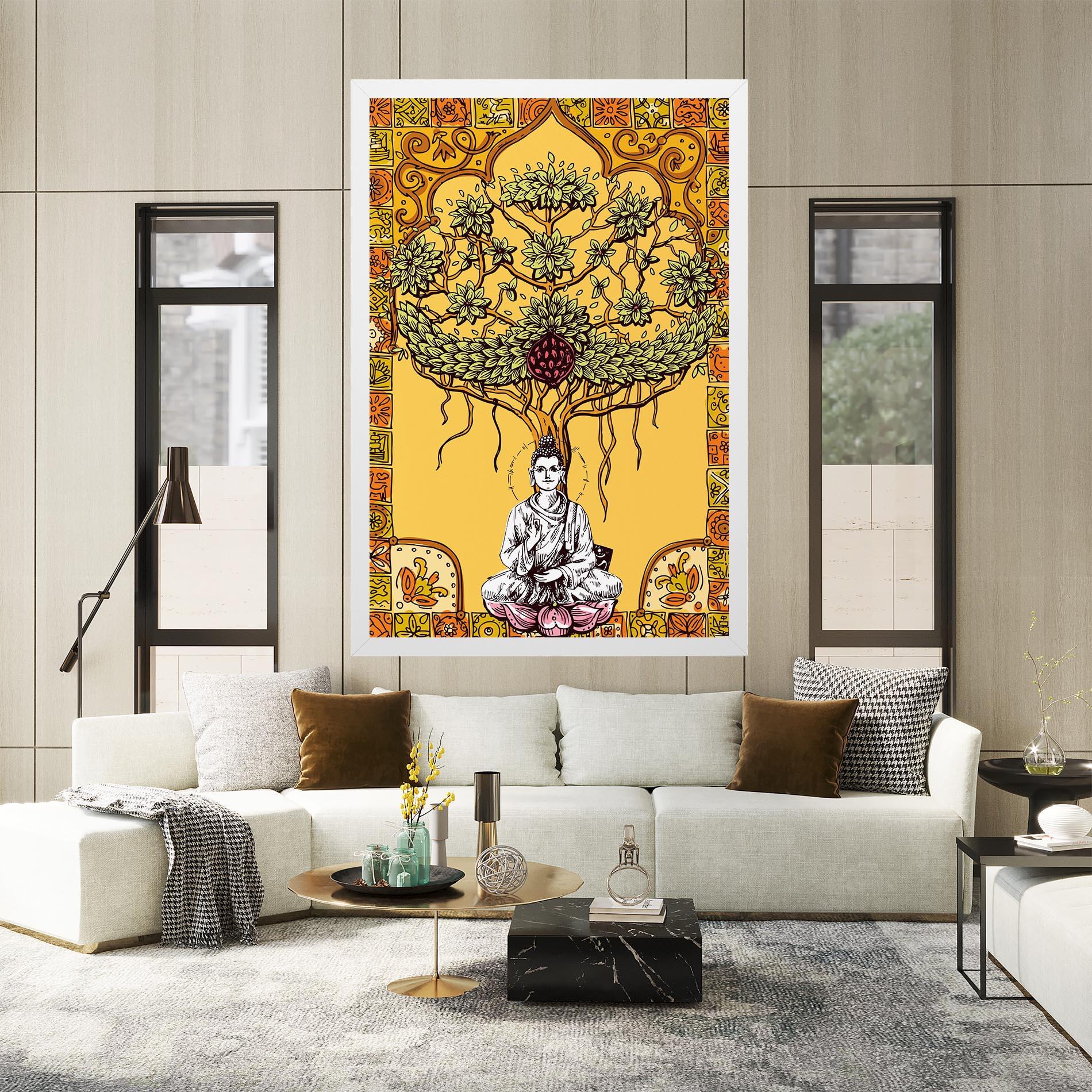 Leinwandbild Meditation Three mockup 2