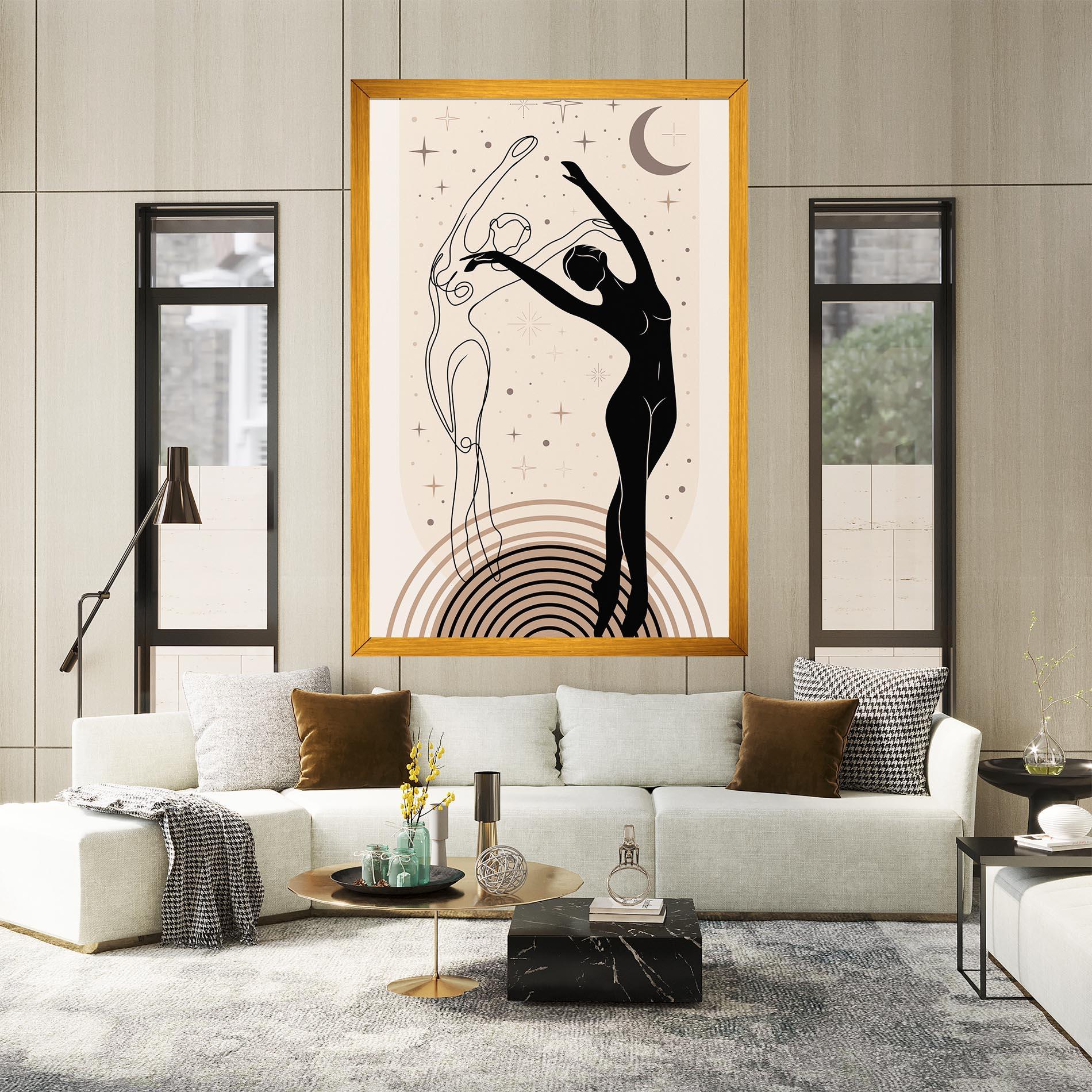 Leinwandbild Balance Yoga mockup 2