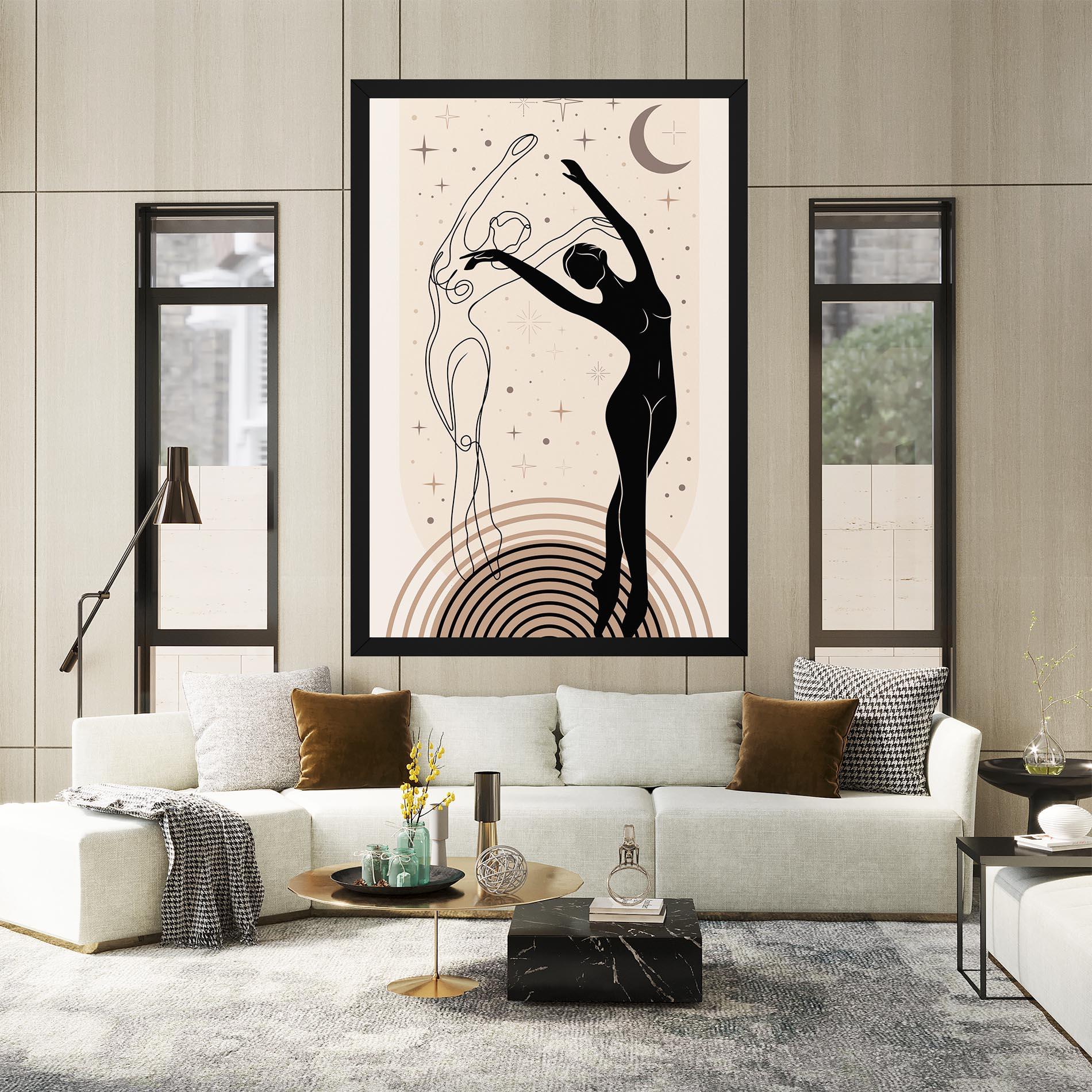 Leinwandbild Balance Yoga mockup 2