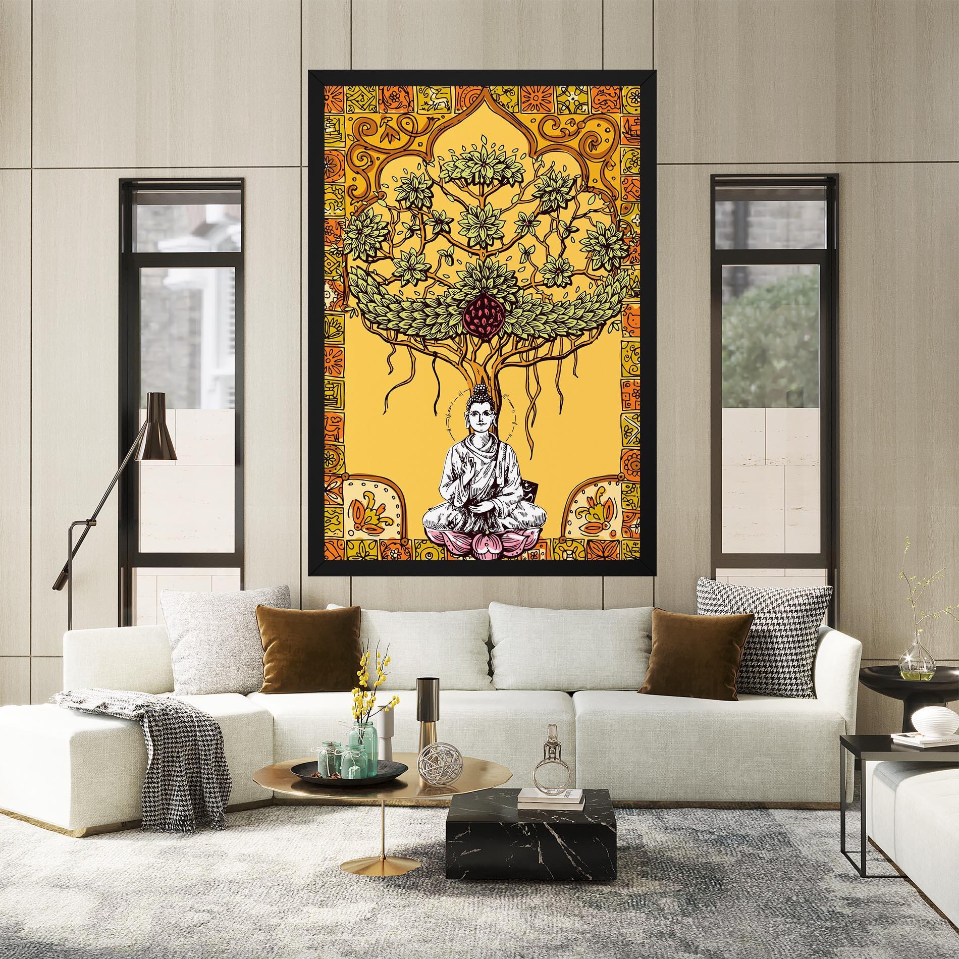 Leinwandbild Meditation Three mockup 2