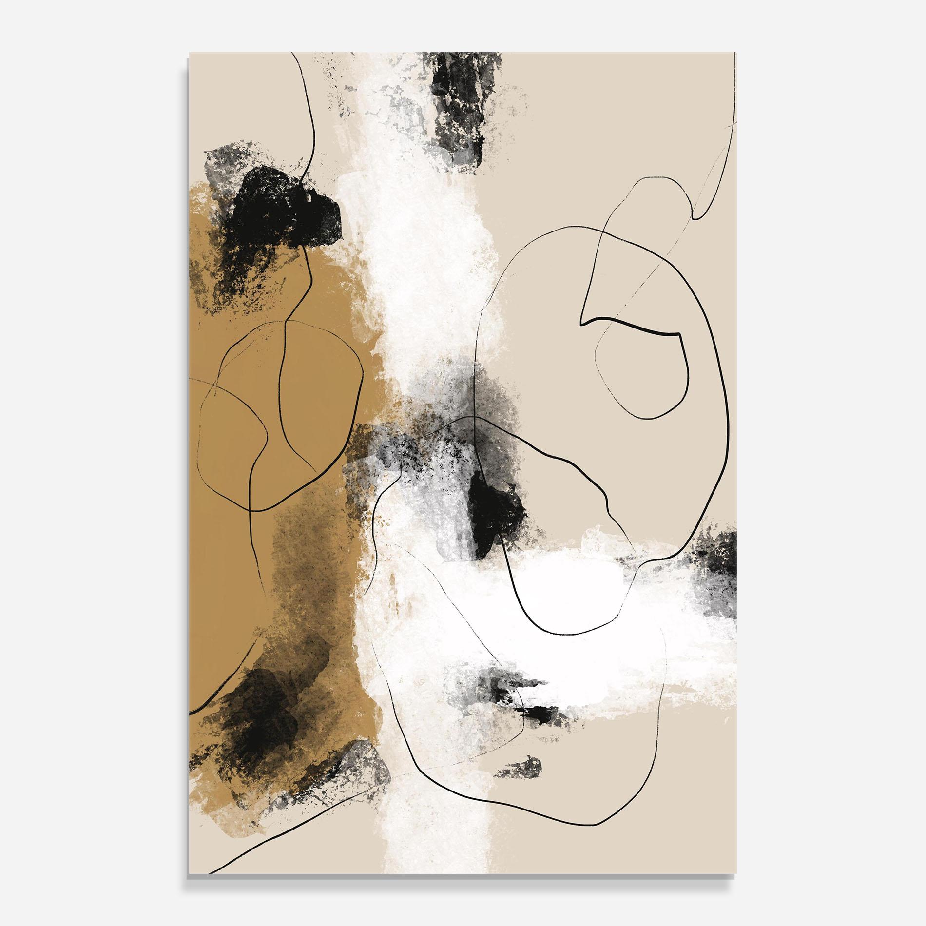 Glasbild Unique Acrylic Paintings mockup 0