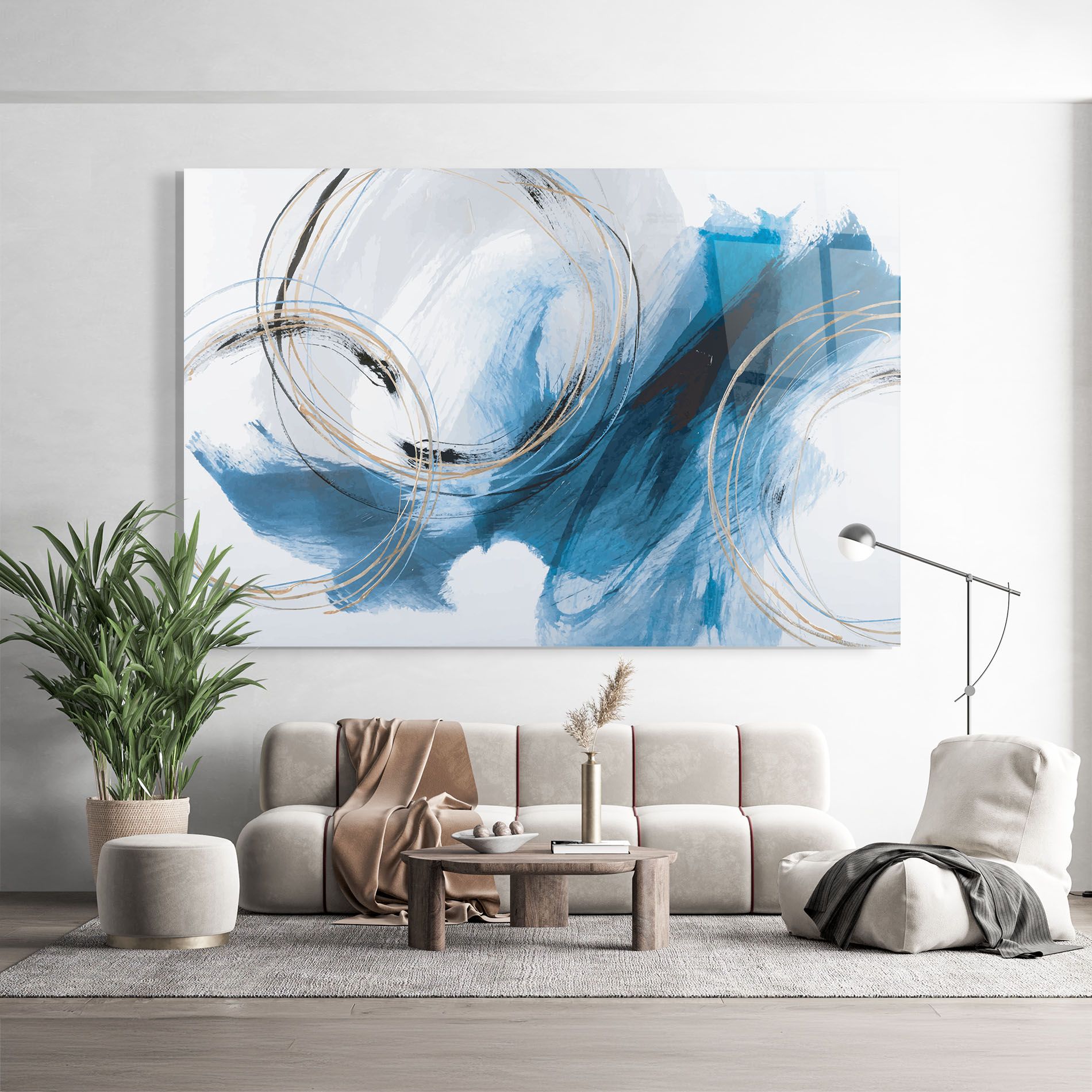 Beautiful Abstract Painting mockup 9