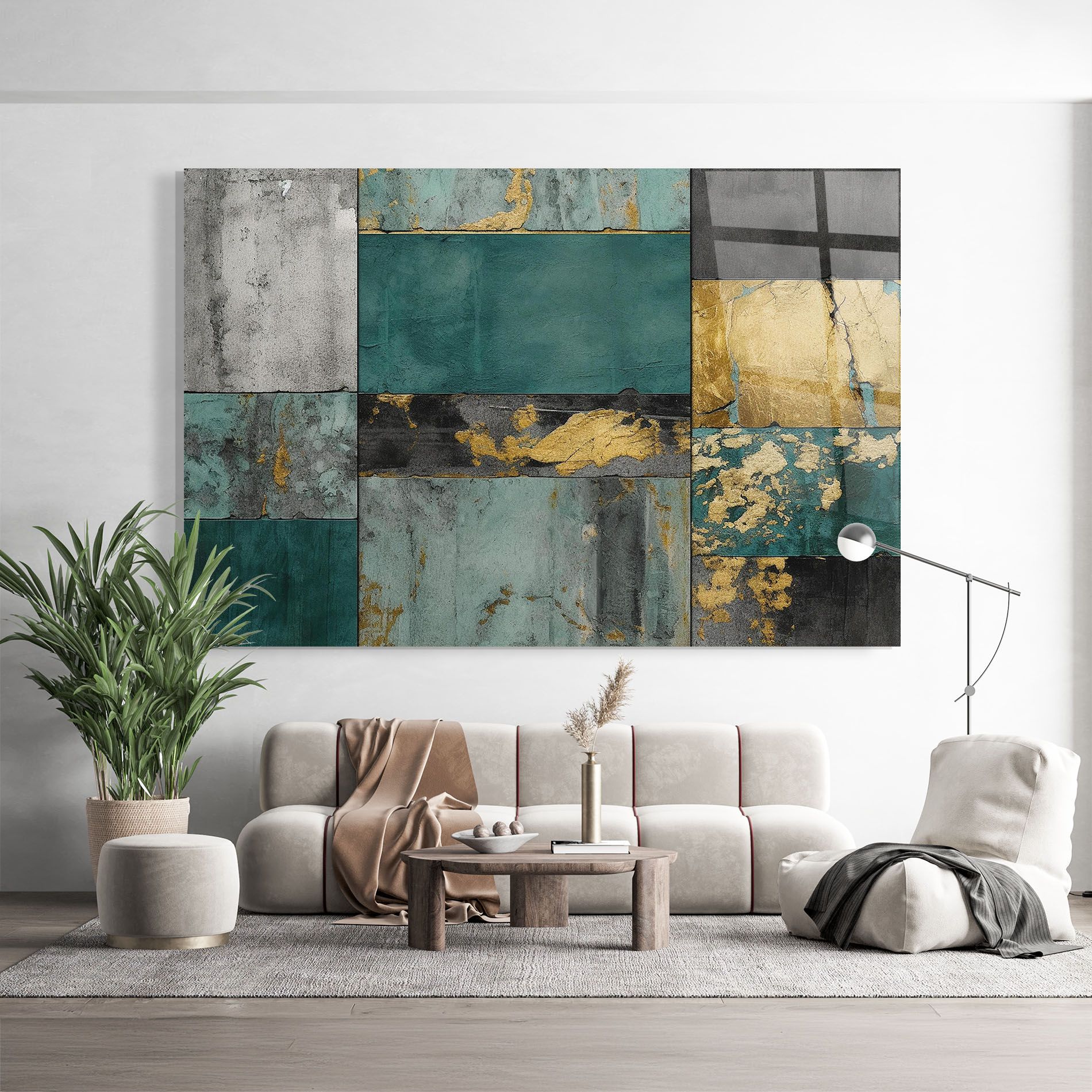Golden Green Painting mockup 9