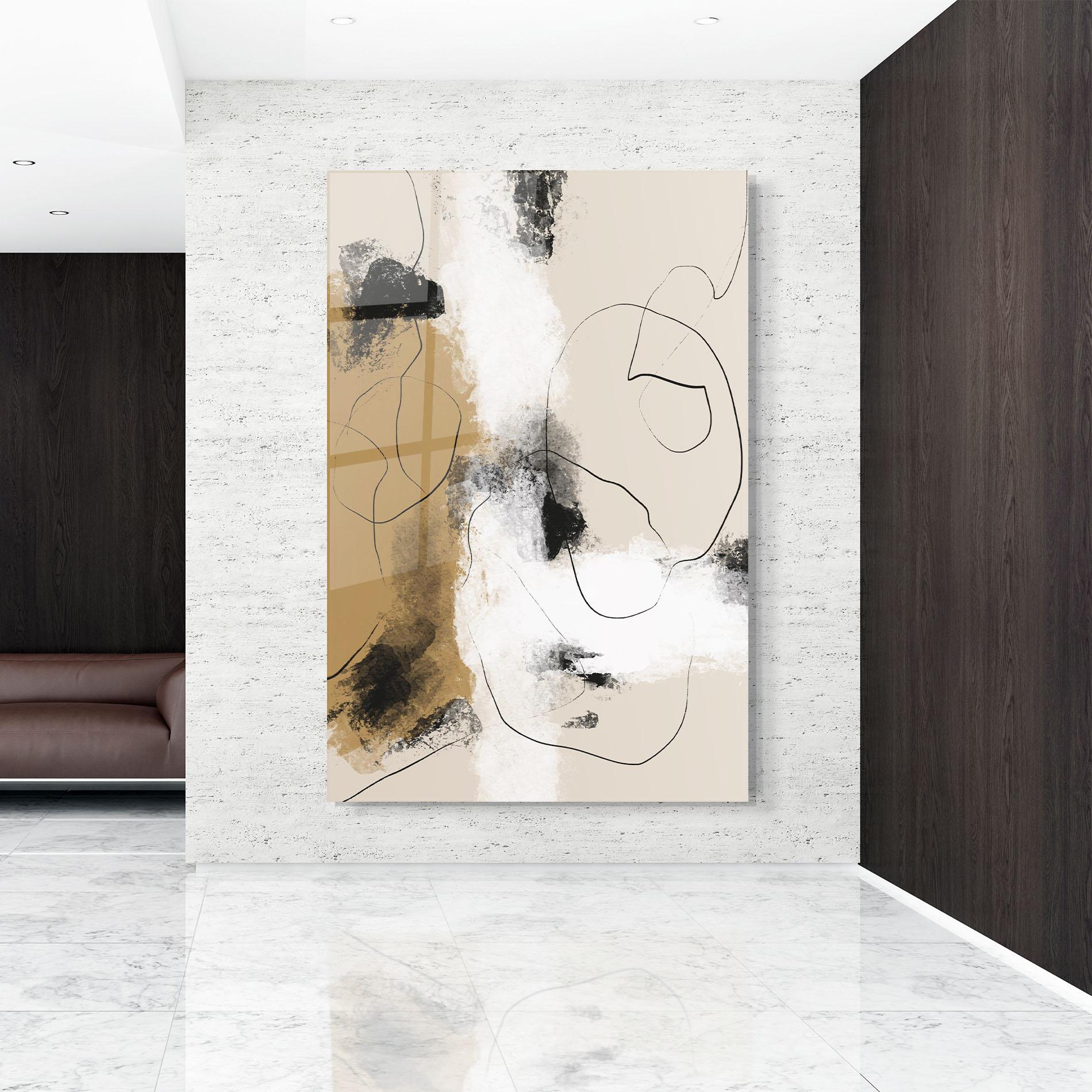 Glasbild Unique Acrylic Paintings mockup 9