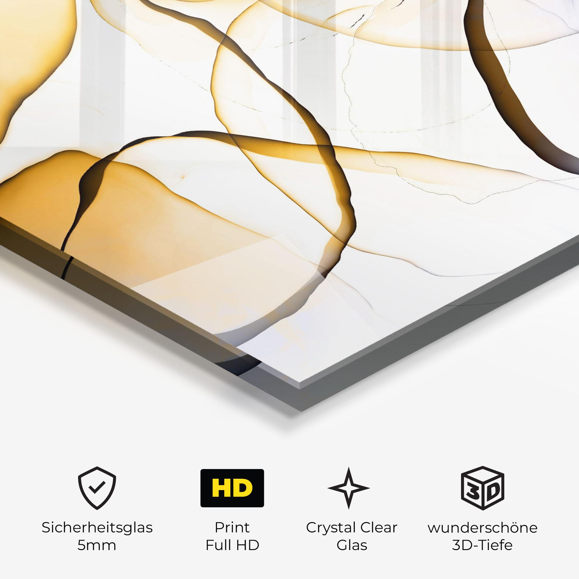 Glasbild Abstract Alcohol Ink mockup 3