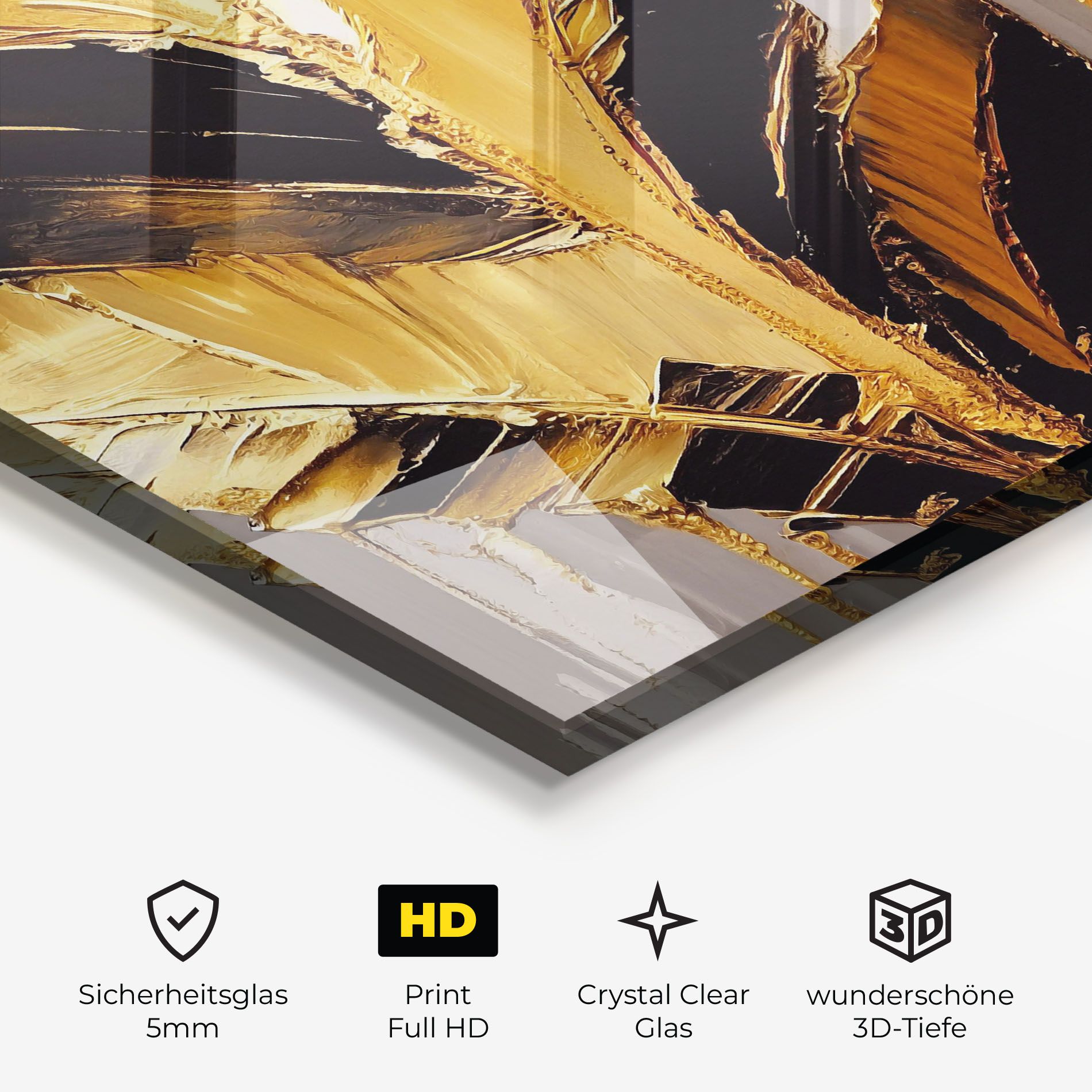 Balck With Gold Leafs mockup 3