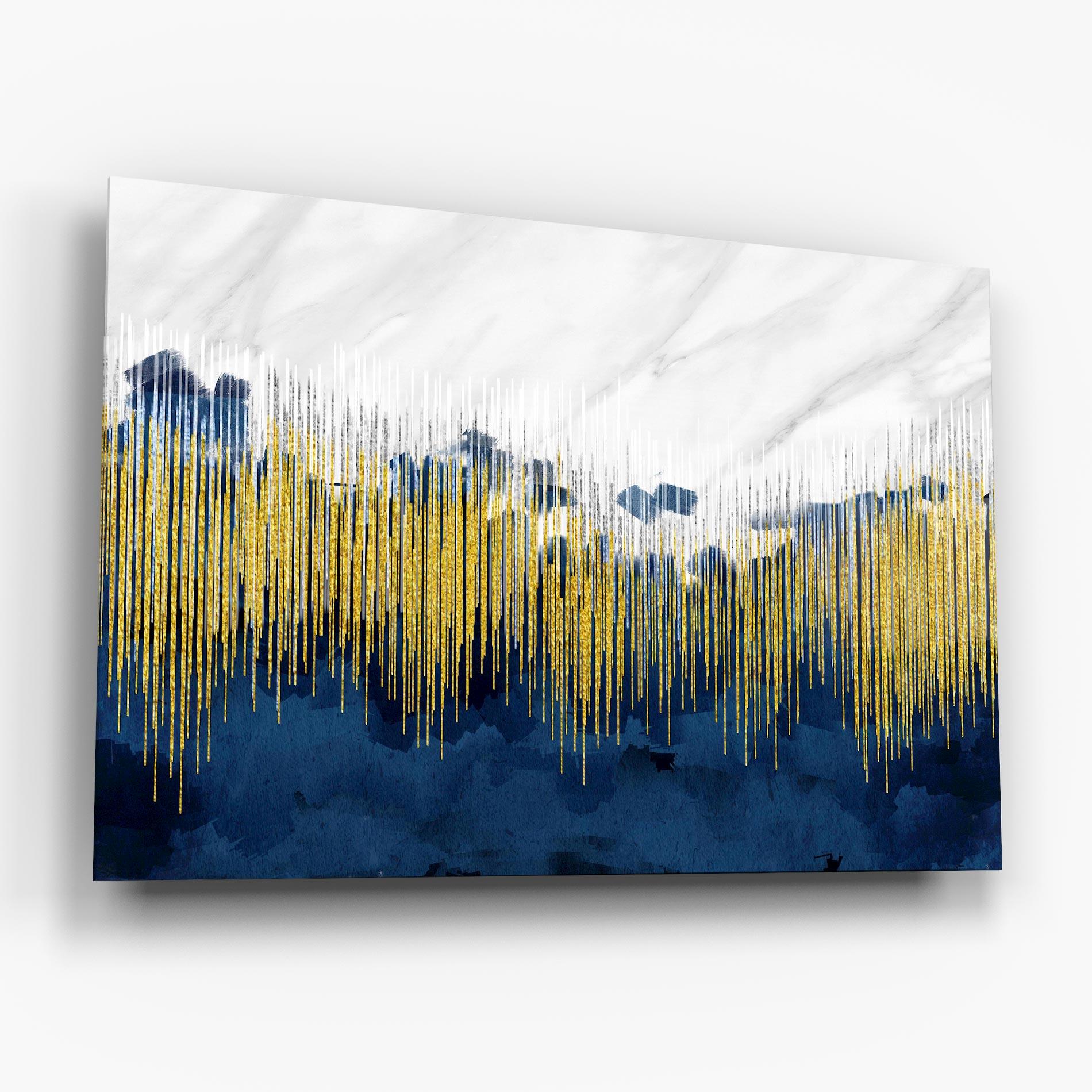 Glasbild Abstract Marble Art mockup 6