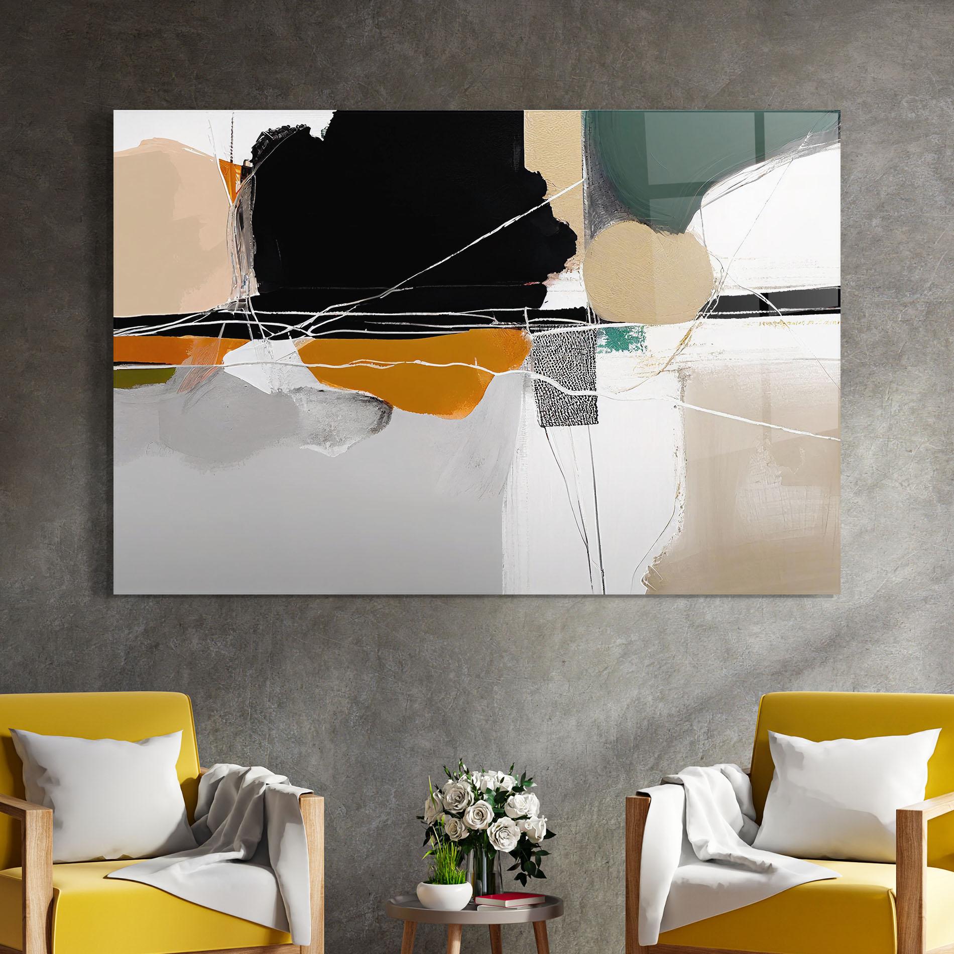 Glasbild Abstract Ornament Prints mockup 4