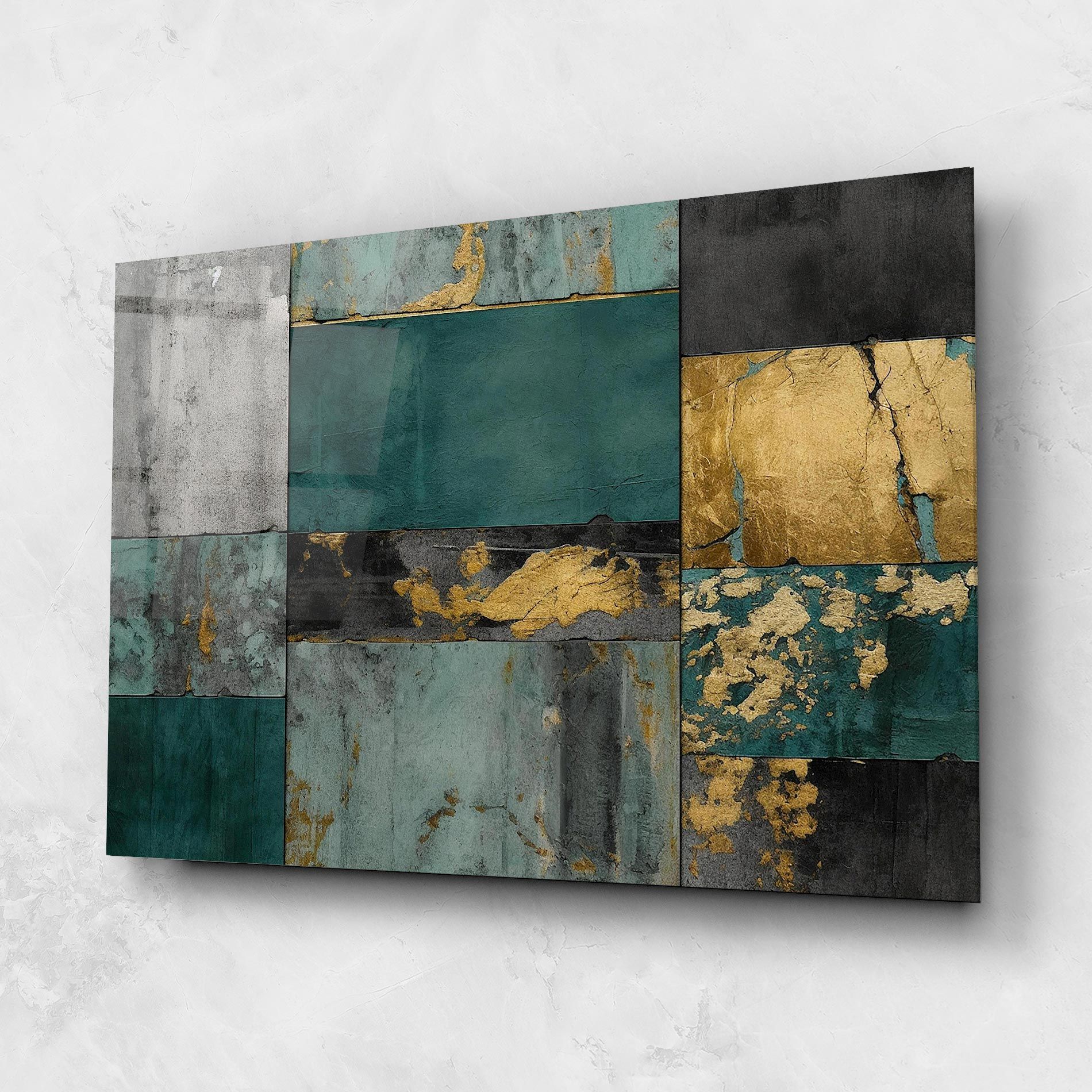 Golden Green Painting mockup 1