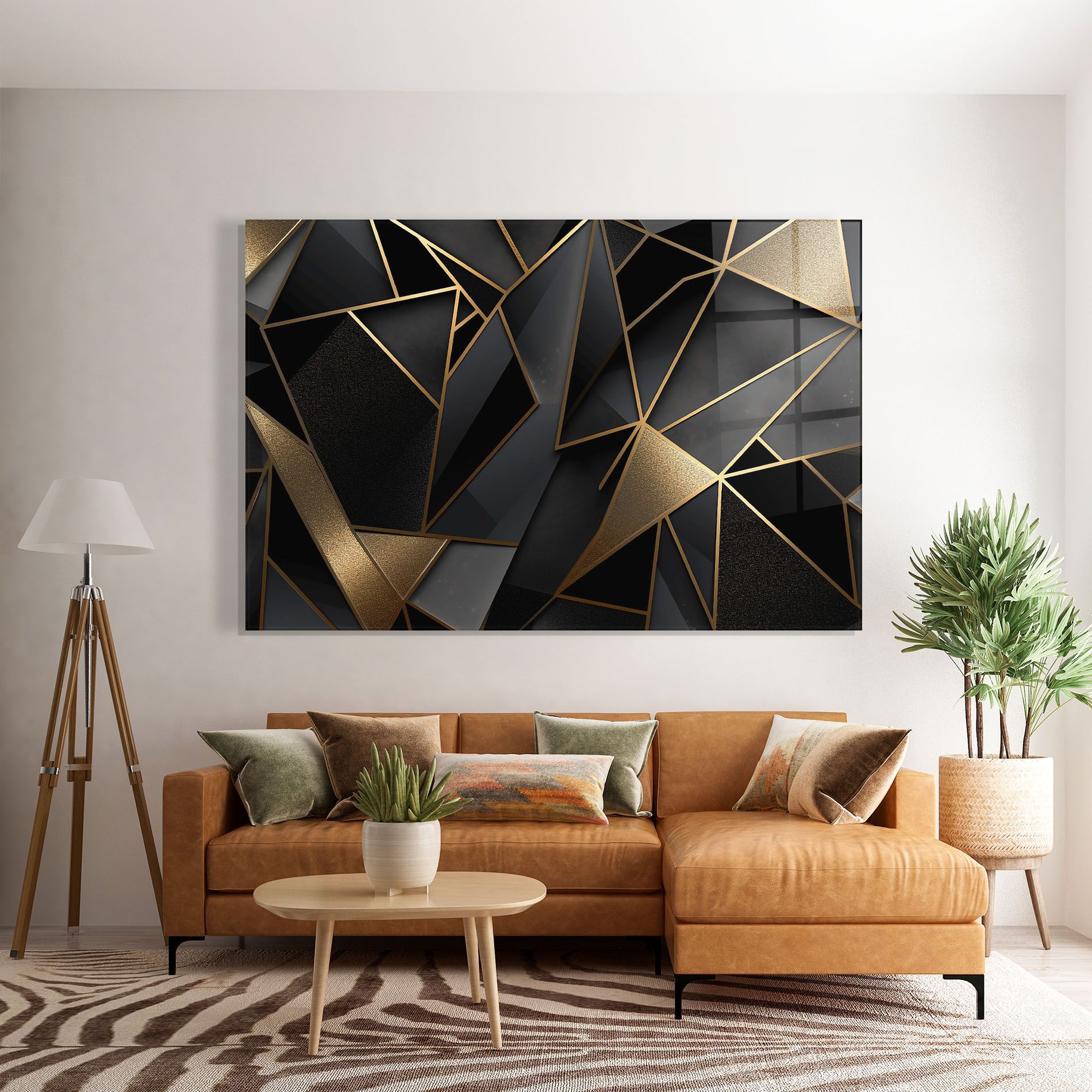 Abstract Golden Art mockup 7