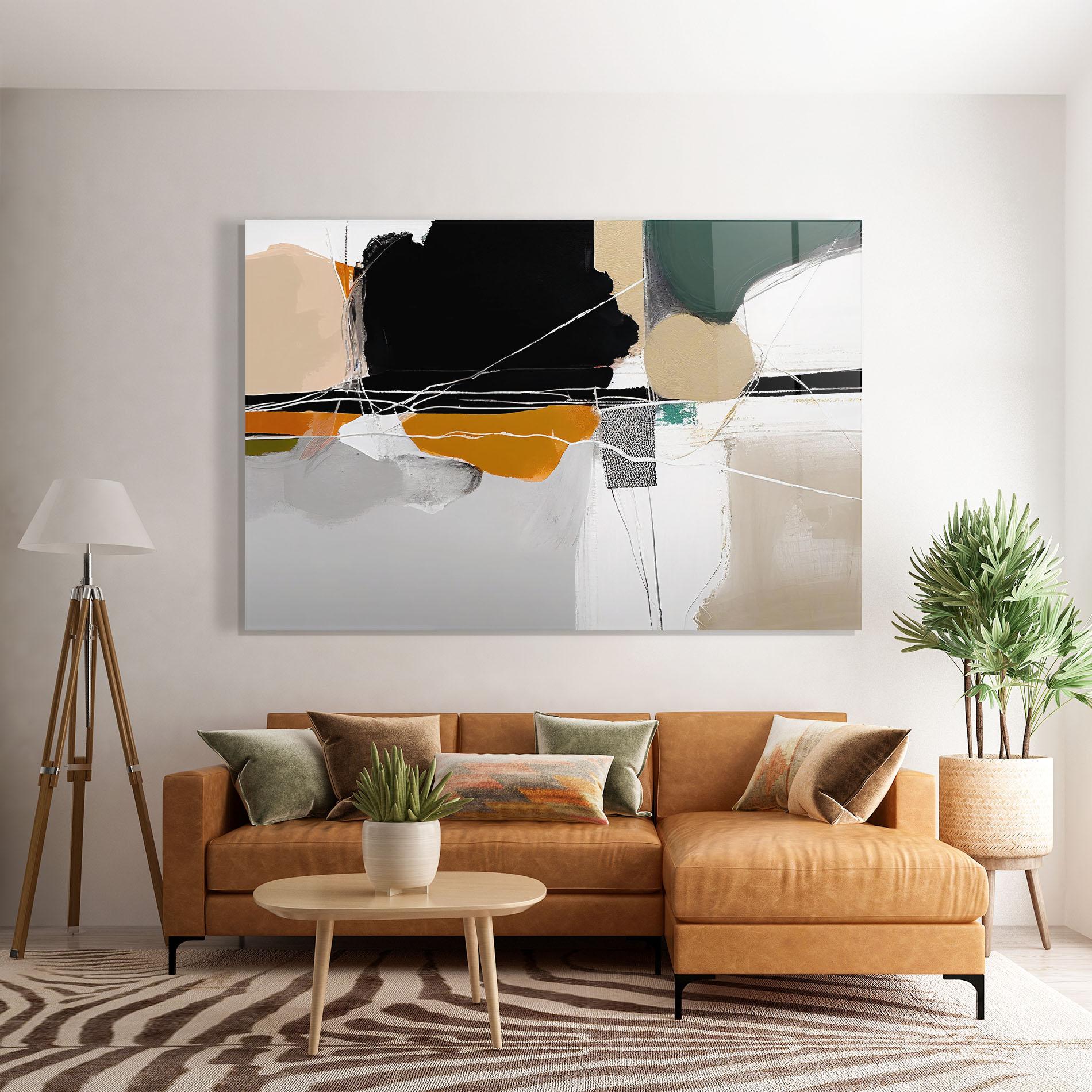 Glasbild Abstract Ornament Prints mockup 7