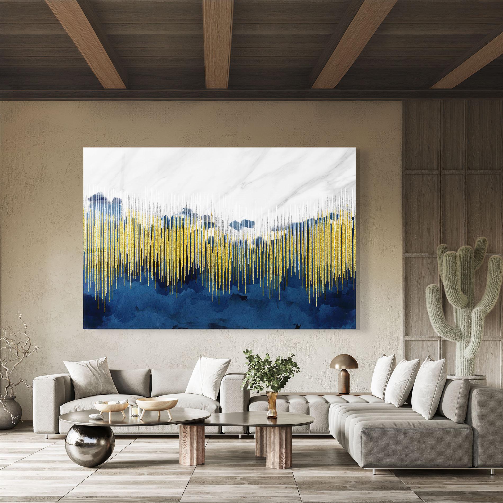 Glasbild Abstract Marble Art mockup 8