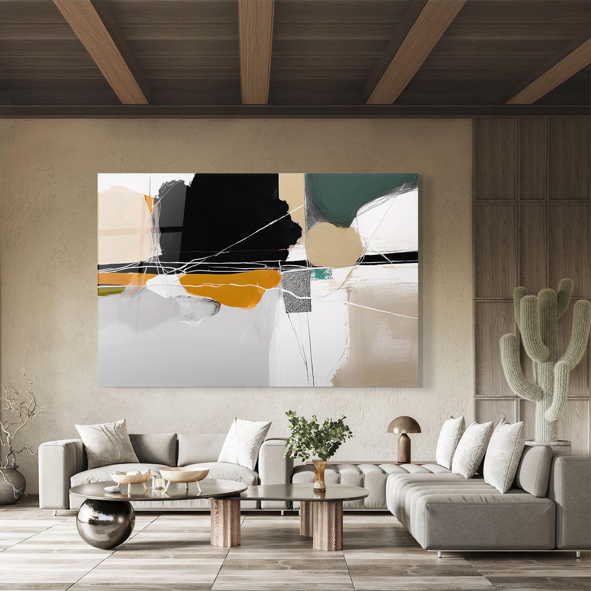 Glasbild Abstract Ornament Prints mockup 8